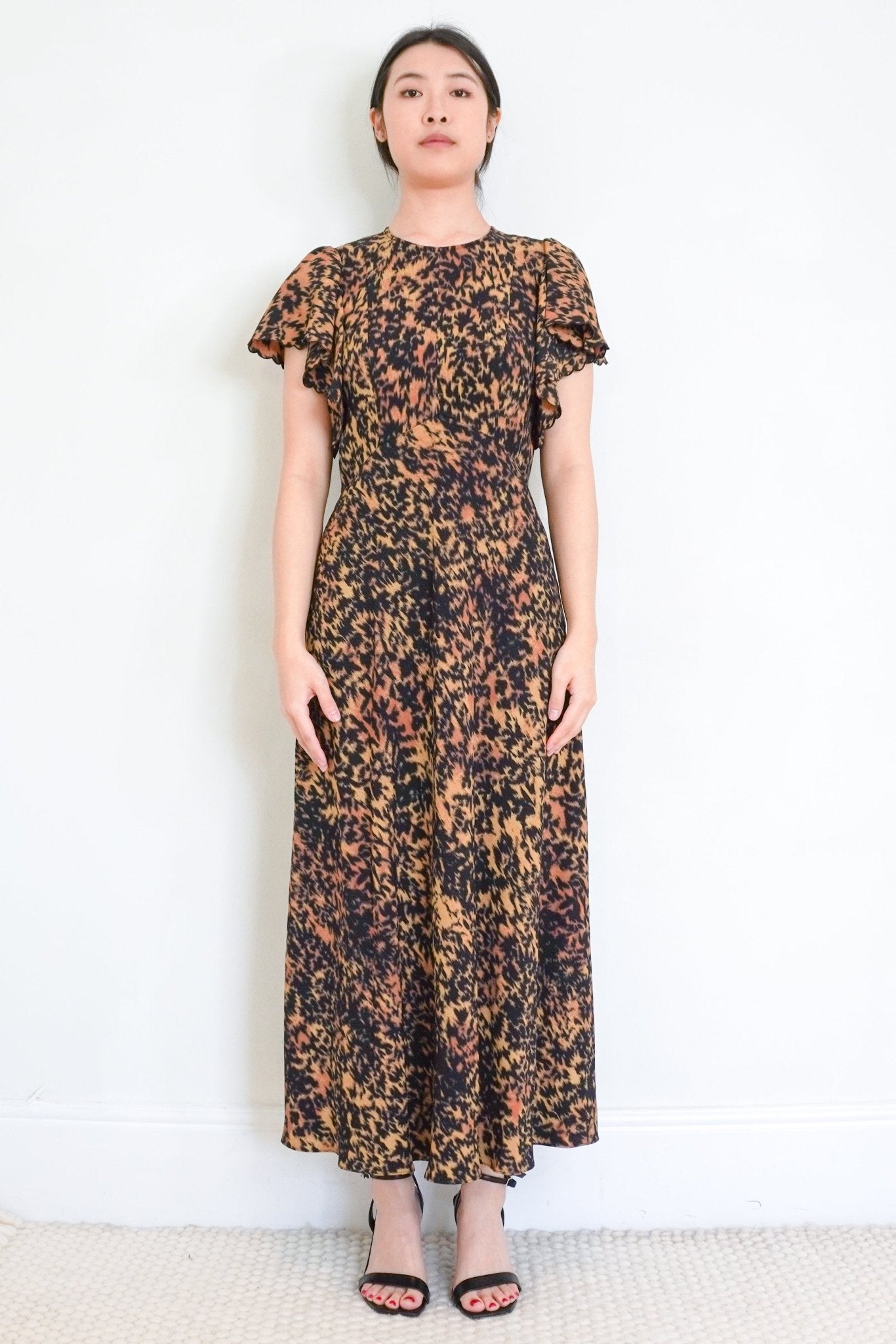 Ulla Johnson Brown Leopard Print Dress RRP £700 | Authentic Preloved - Reloved Again
