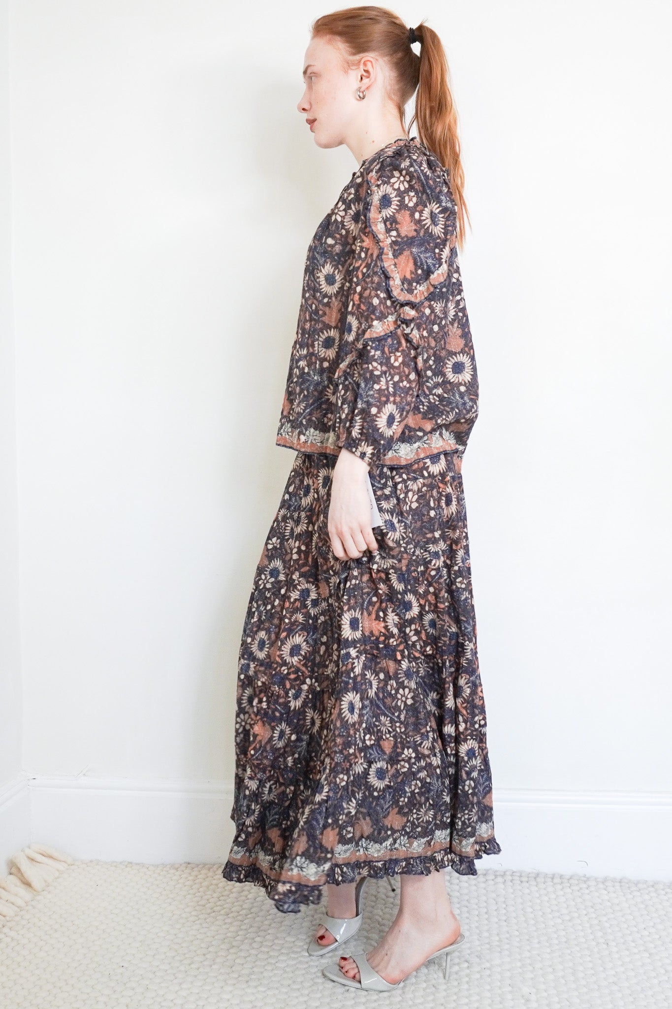 Ulla Johnson Floral Printed Blouse RRP £380 | Authentic Preloved - Reloved Again