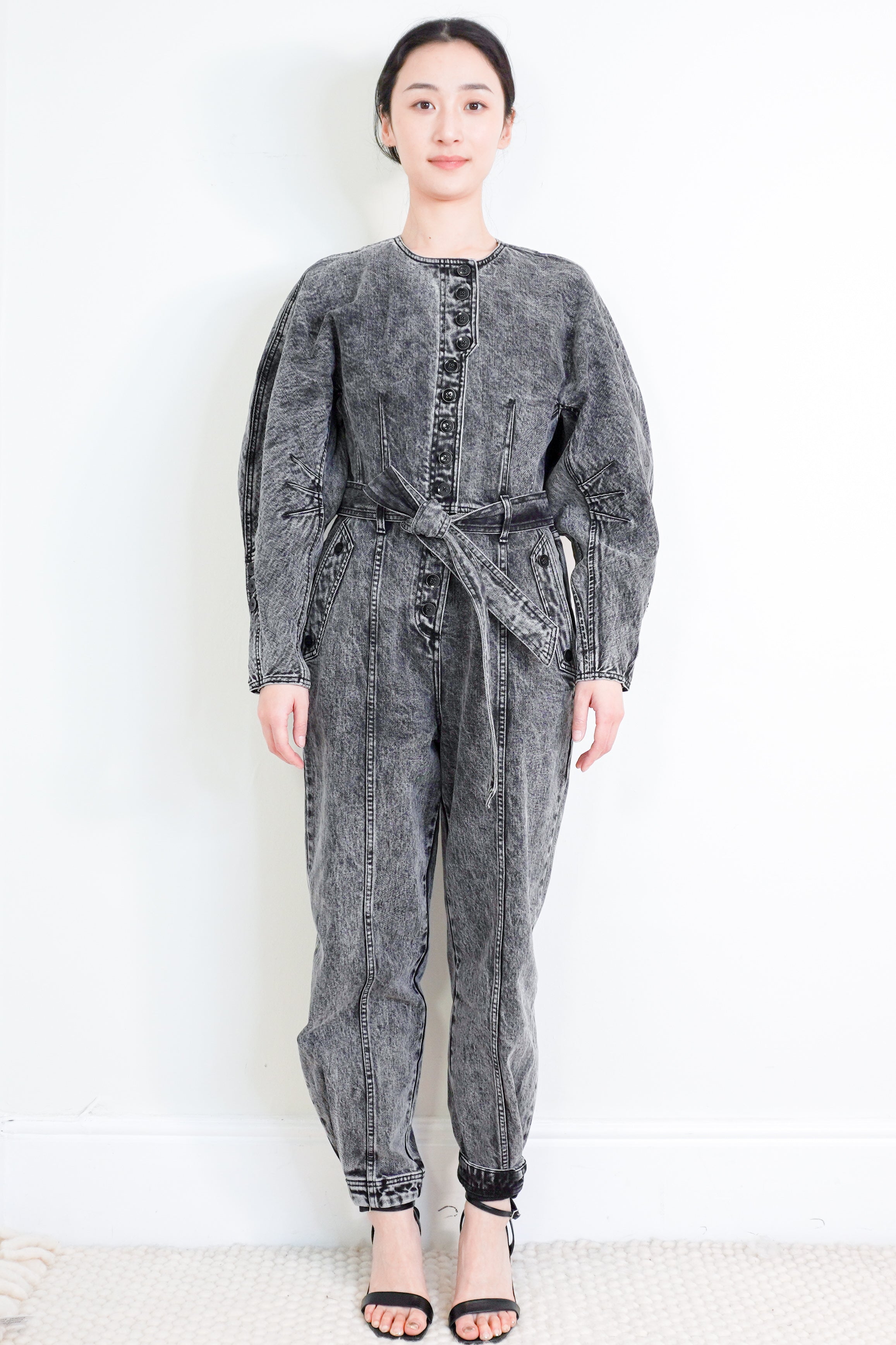 Ulla-Johnson-Onyx-Atlas-Jumpsuit-front-picture-Chelsea-London