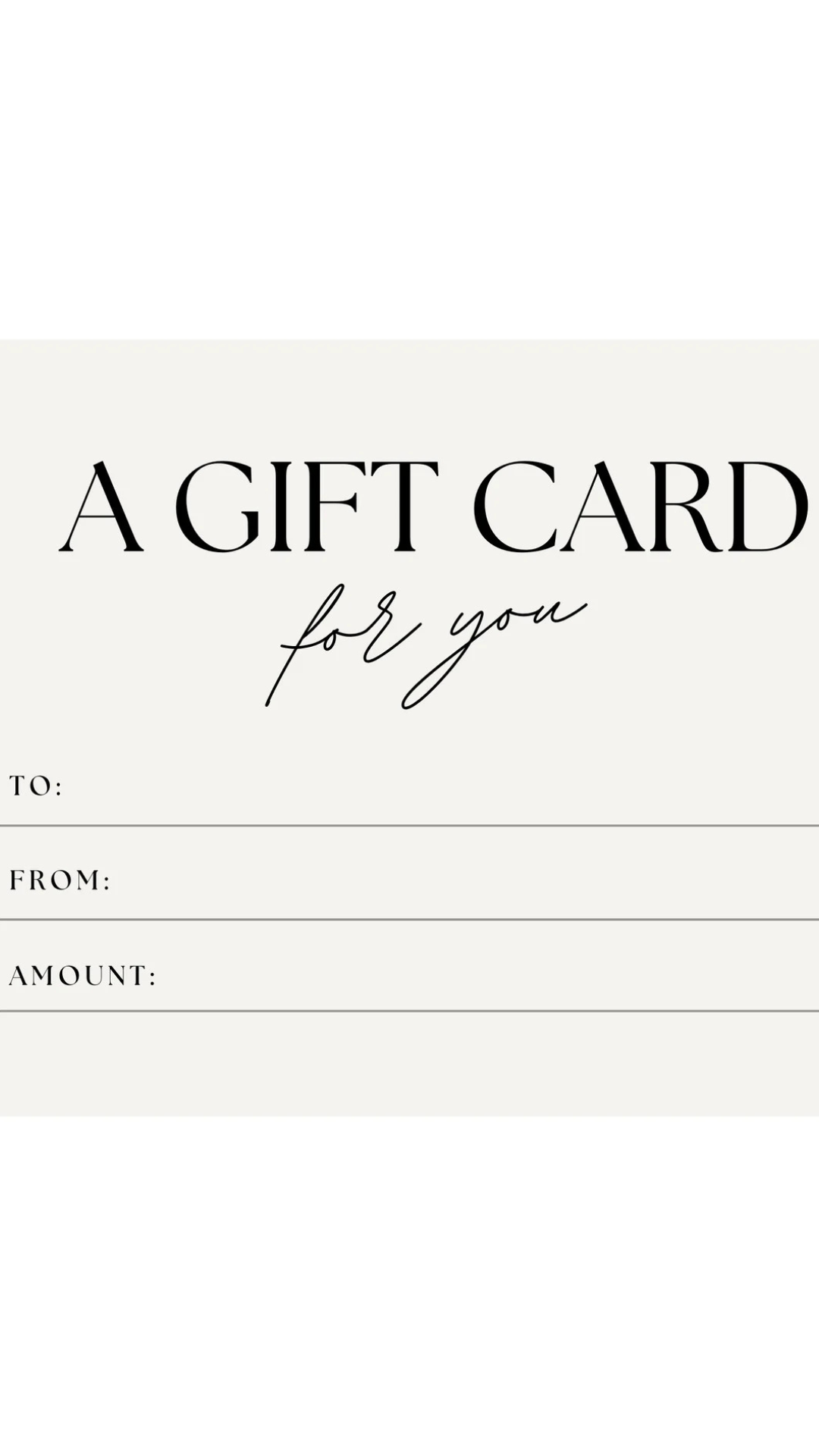 £100 Gift Voucher