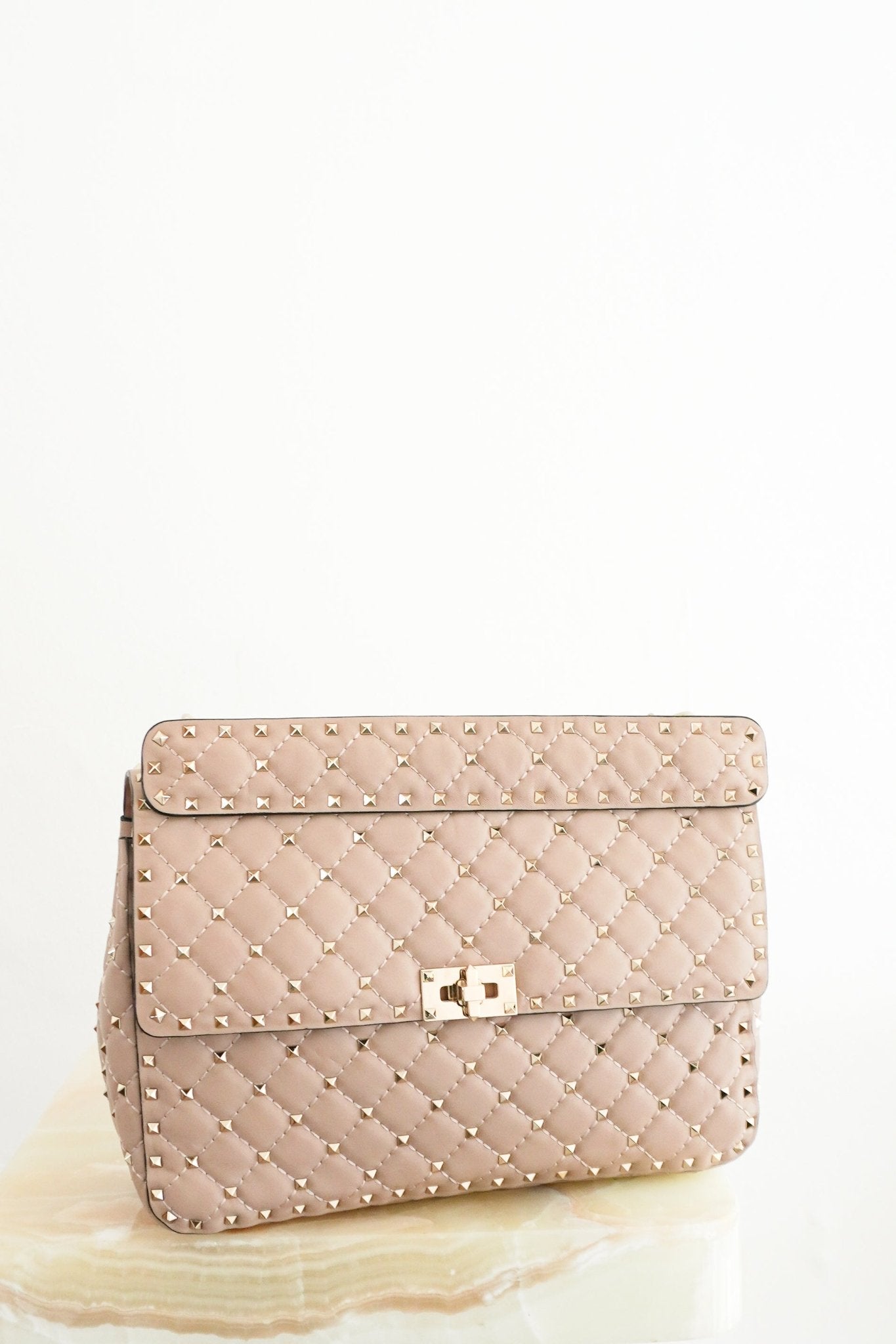 Valentino Large Nappa Rockstud Spike Bag RRP £2800 | Authentic Preloved - Reloved Again