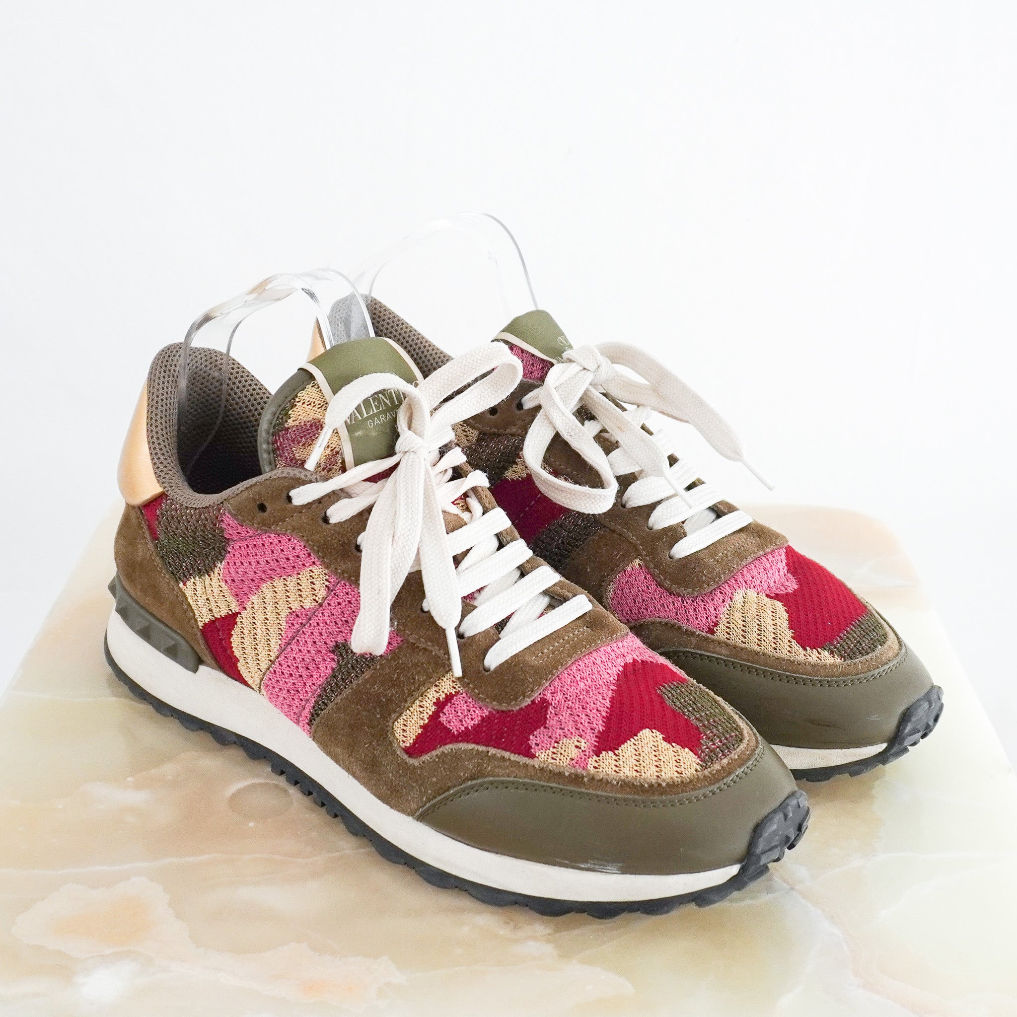 Valentino Rockrunner Camo Trainers RRP £600 | Authentic Preloved - Reloved Again