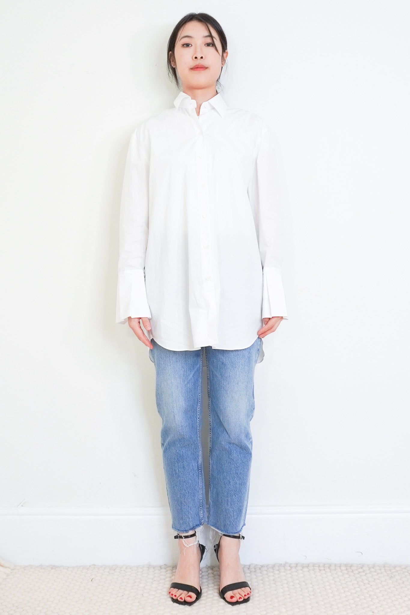 Valentino-White-Cotton-Poplin-Shirt-front-picture-chelsea-london
