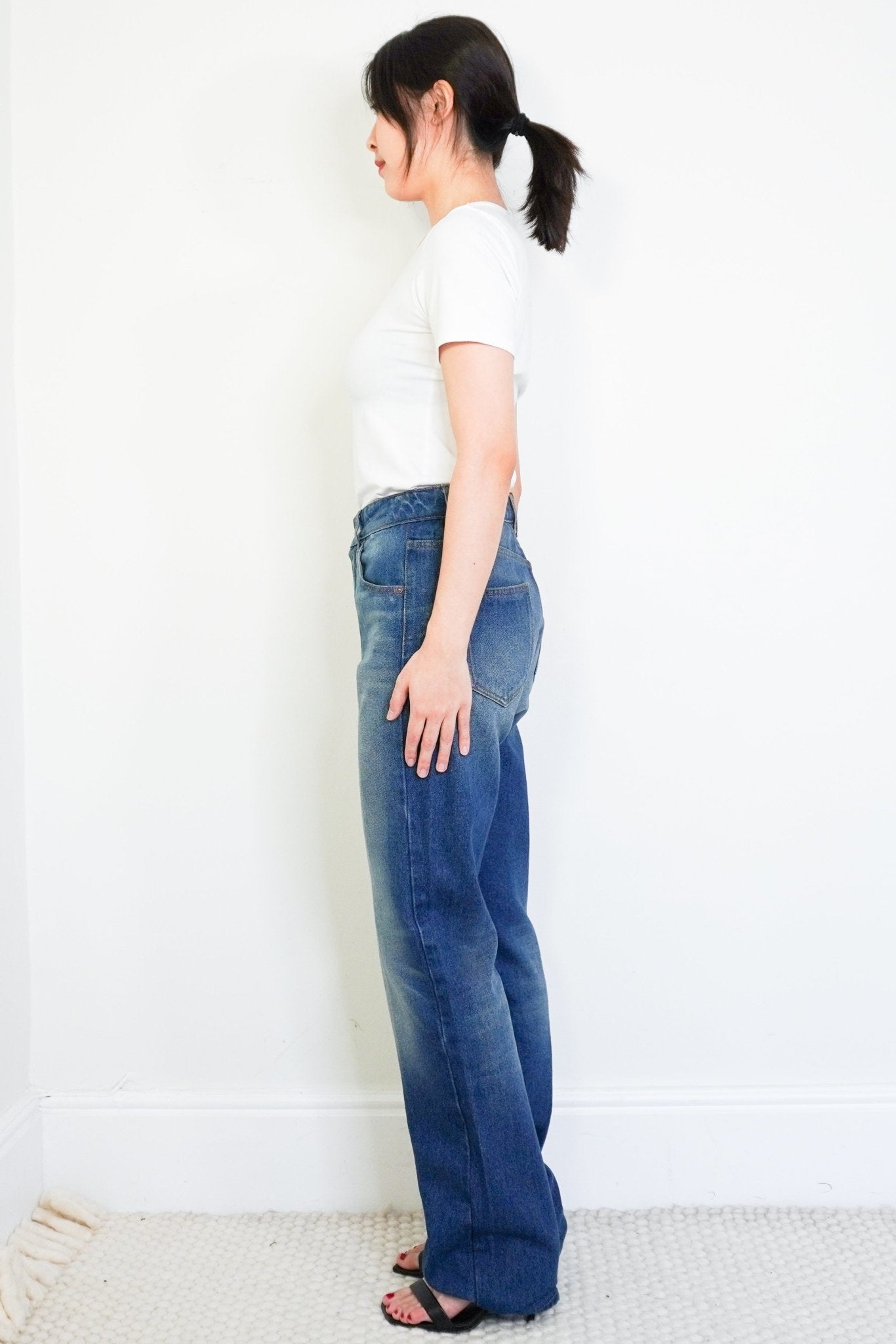 Victoria Beckham Blue Julia Slim Leg Jeans RRP £420 | Authentic Preloved - Reloved Again