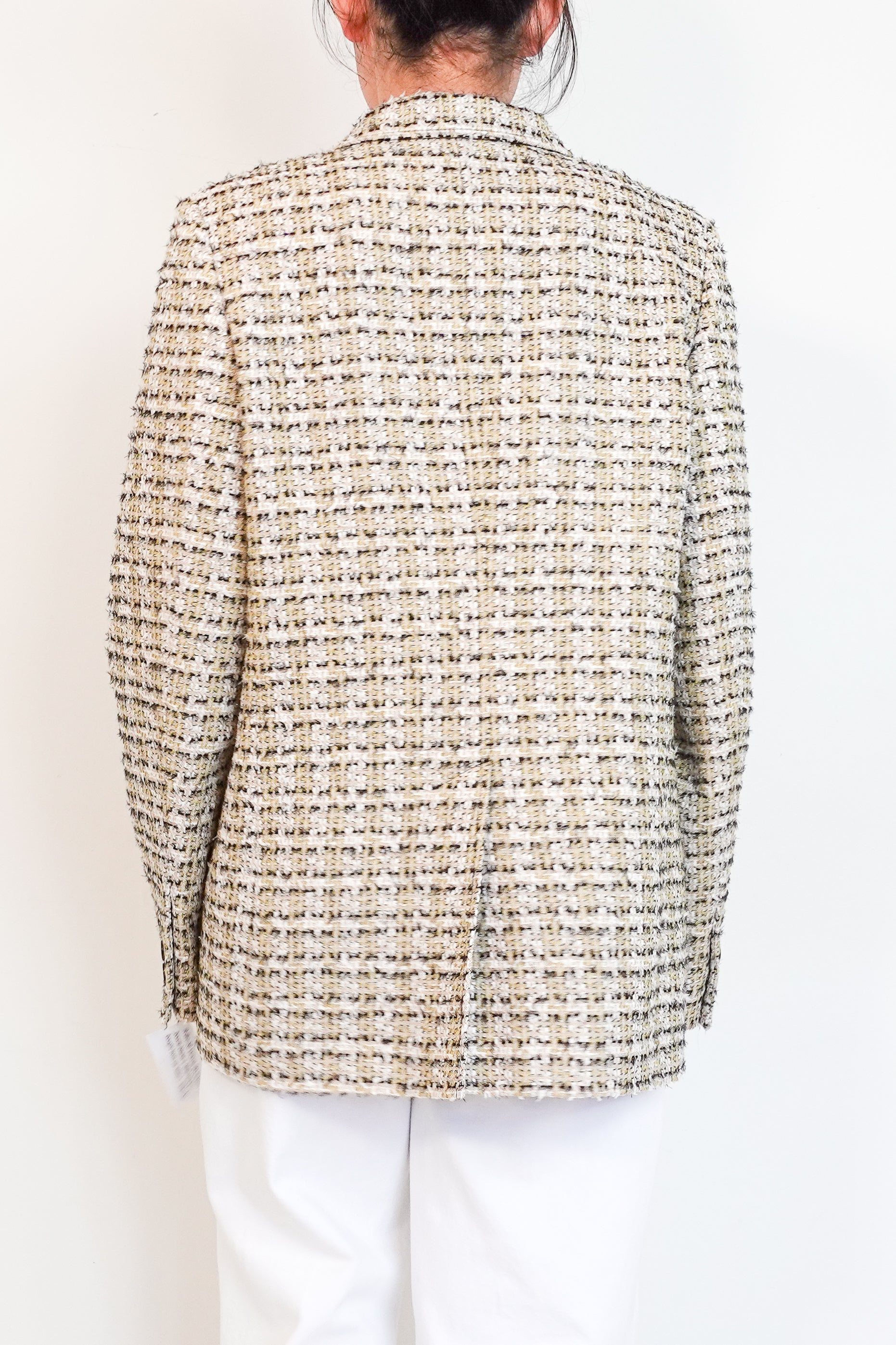 Victoria-Beckham-boucle-long-line-beige-blazer-back-picture