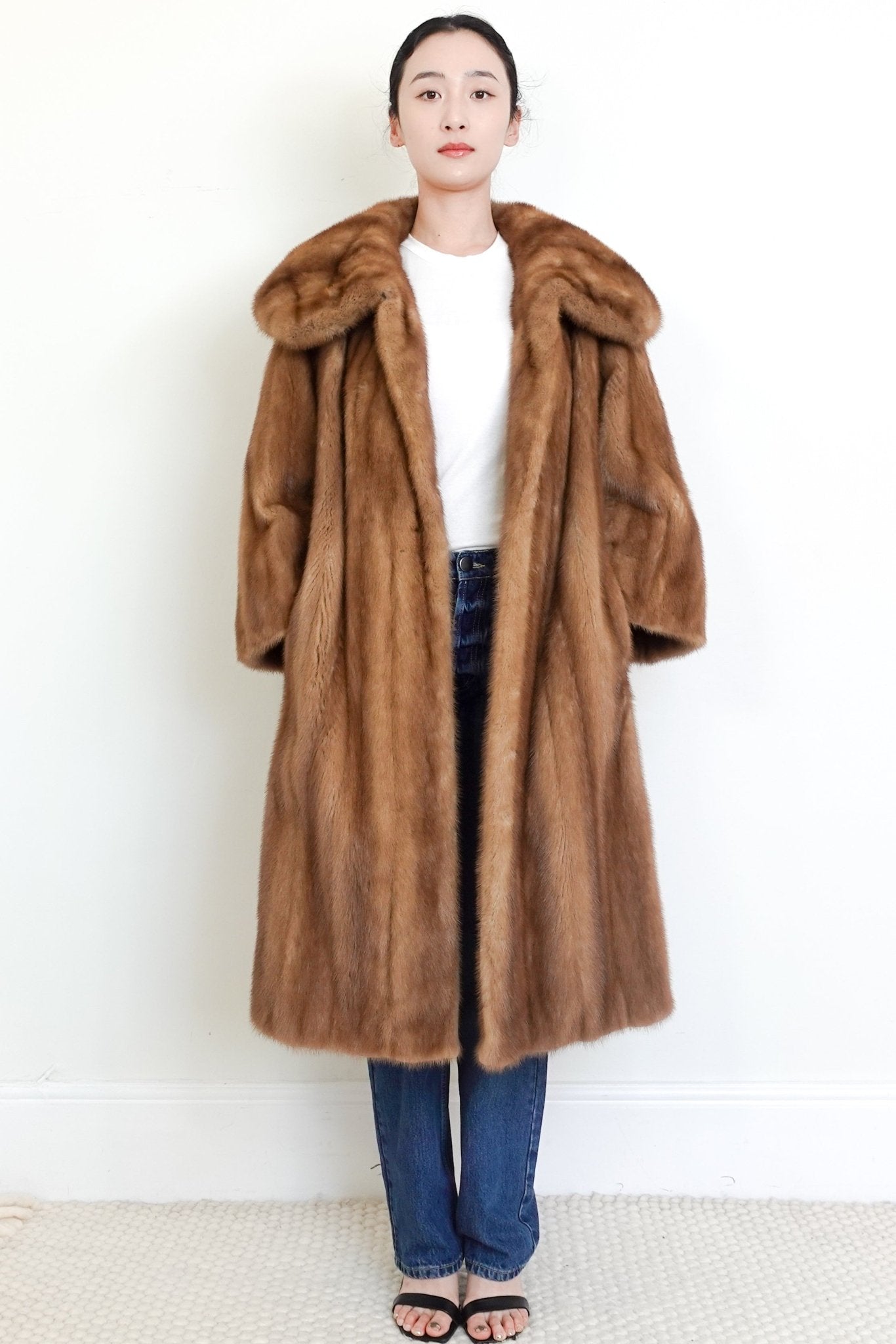 Vintage Brown Mink Coat RRP £1K | Authentic Preloved - Reloved Again
