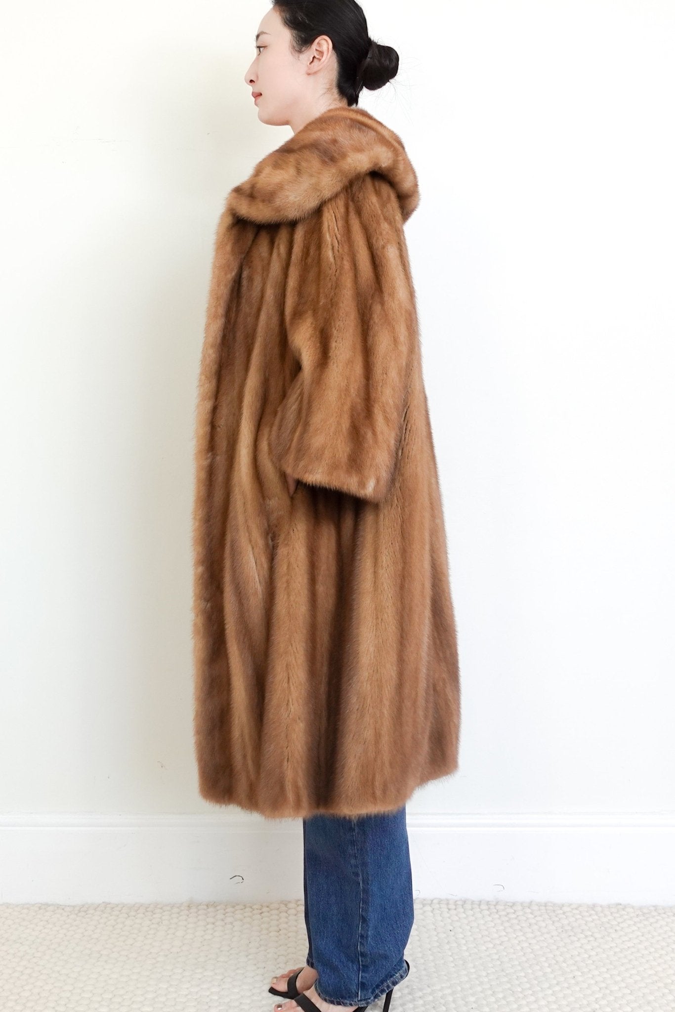 Vintage Brown Mink Coat RRP £1K | Authentic Preloved - Reloved Again