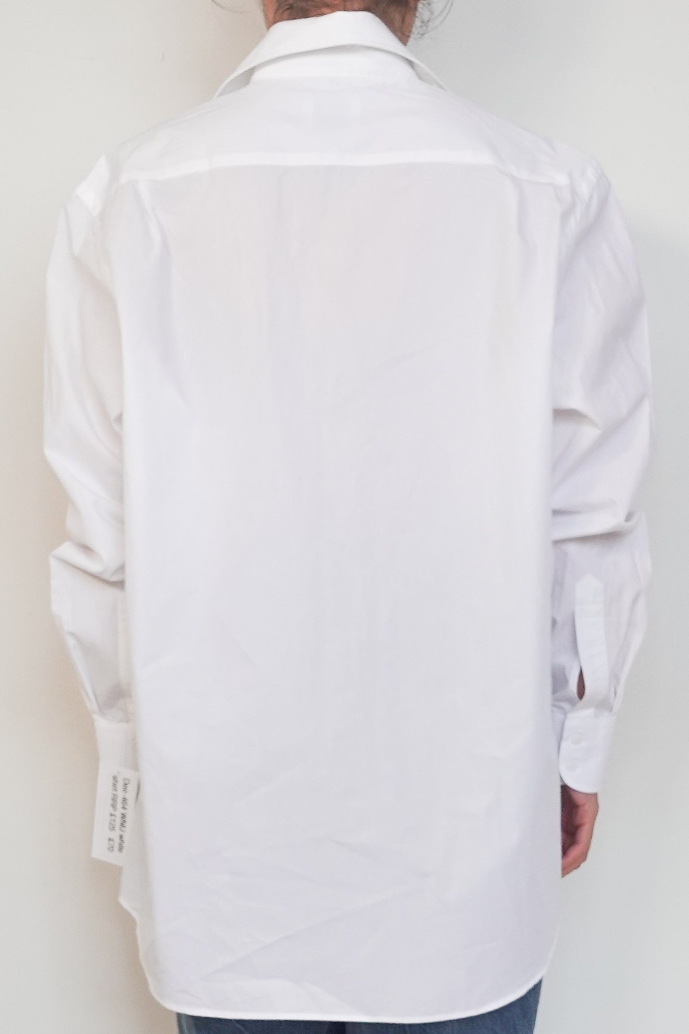 WNU White Oversize Boyfriend Style Cotton Shirt RRP £125 | Authentic Preloved - Reloved Again