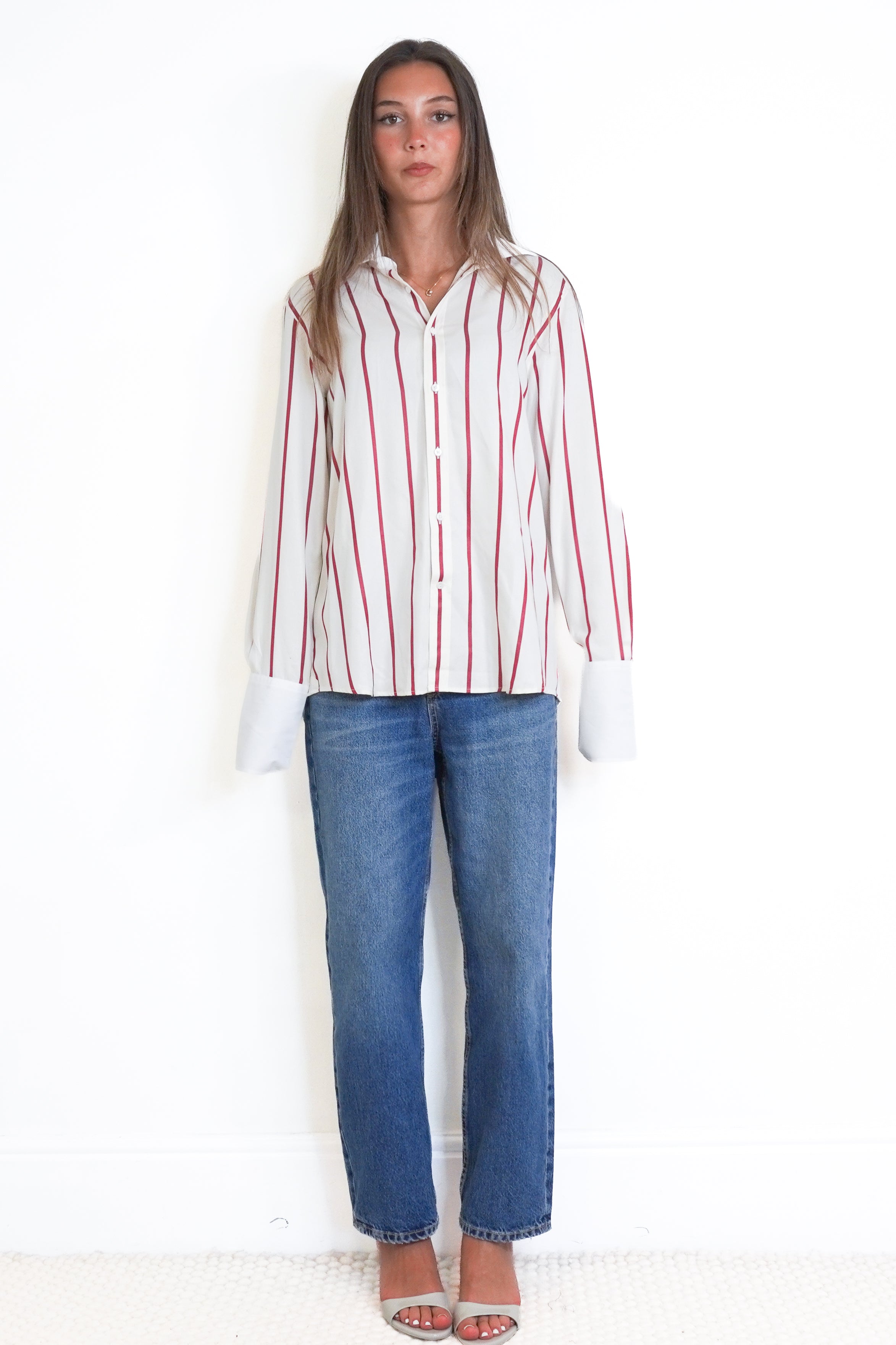 WNU Striped Shirt front photo