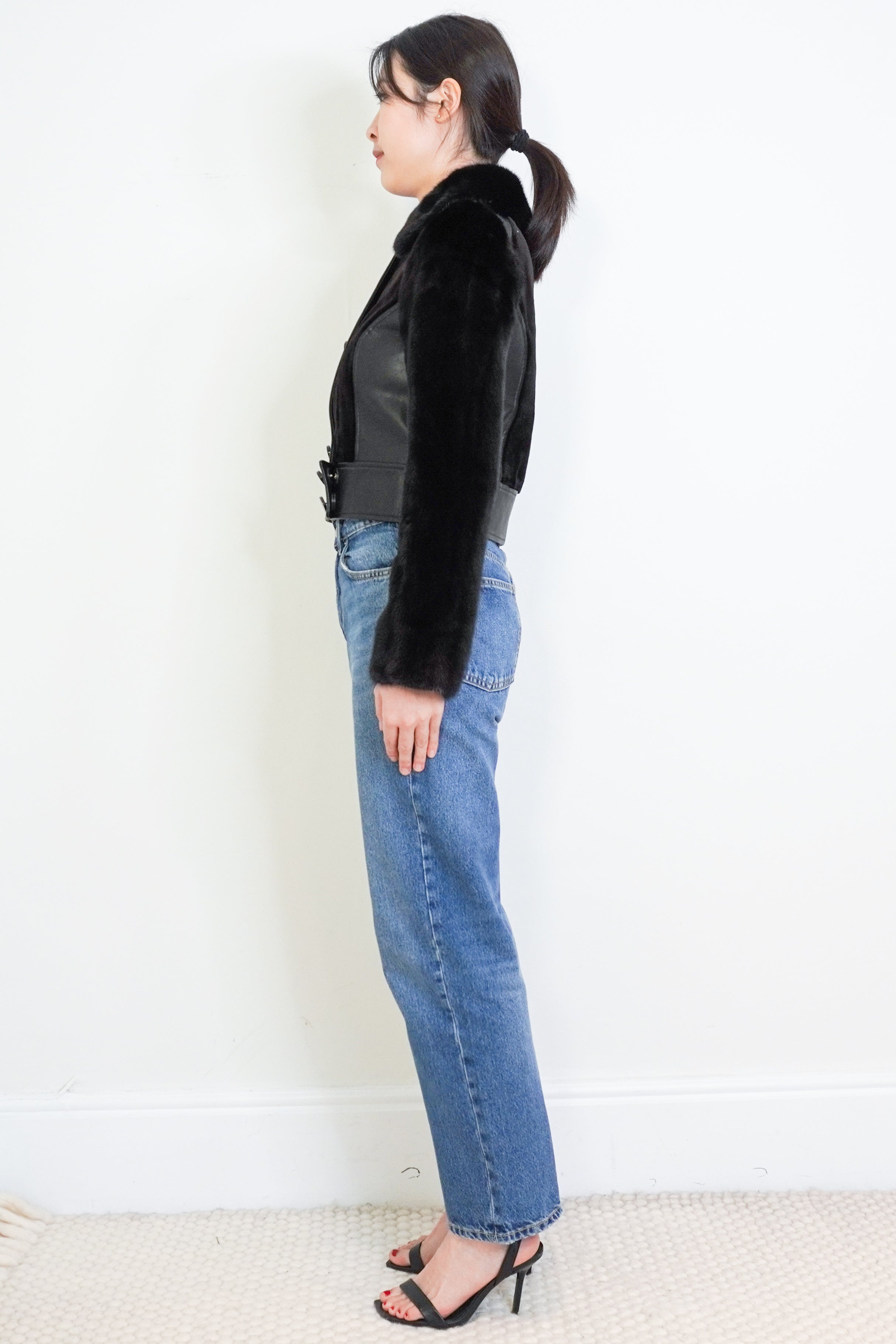 Yves-Salomon-Black-Mink-Fur-Leather-Jacket-side-picture-Chelsea-London