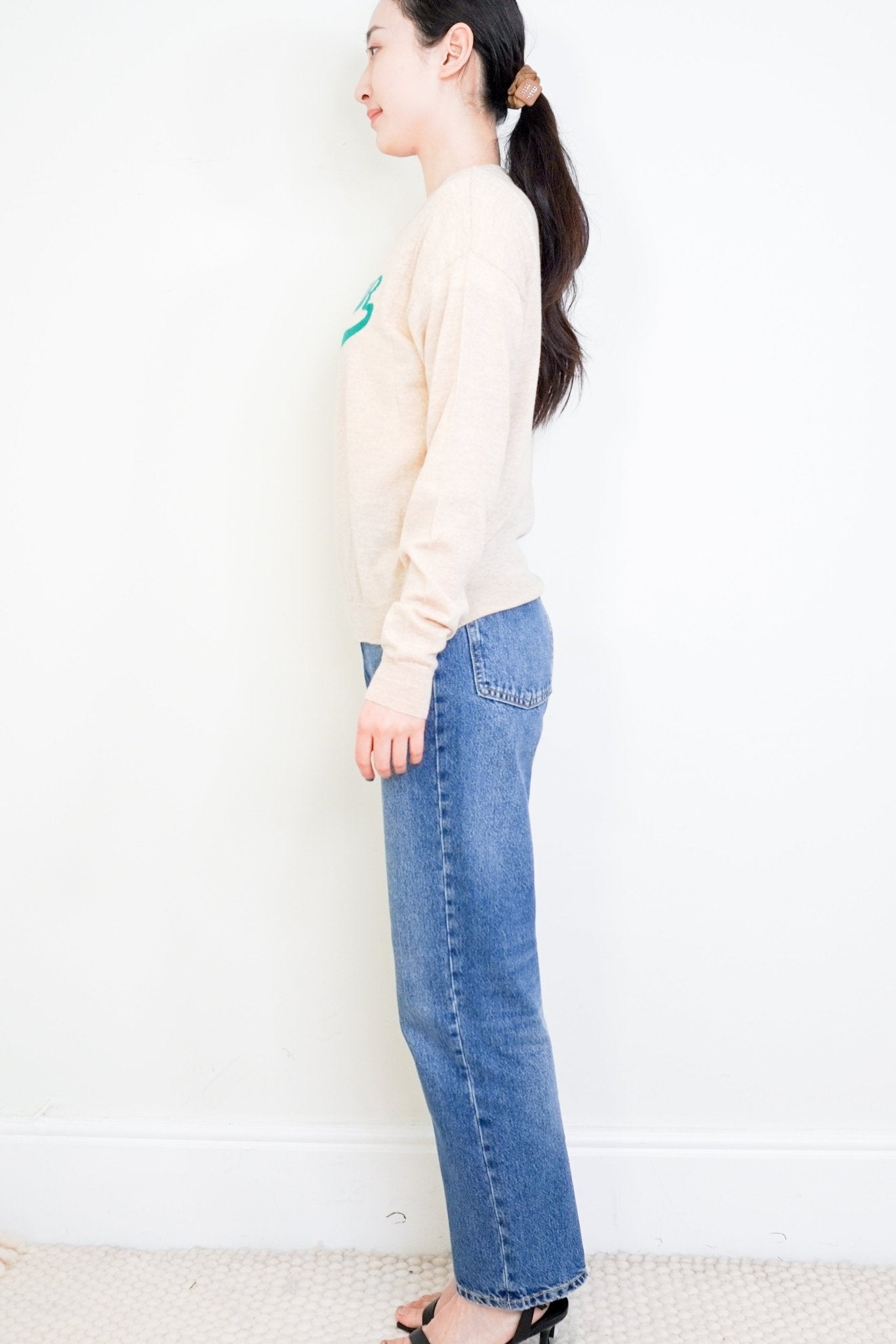 Zadig-&-Voltaire-Beige-Amour-Jumper-side-picture-Preloved-Chelsea-London