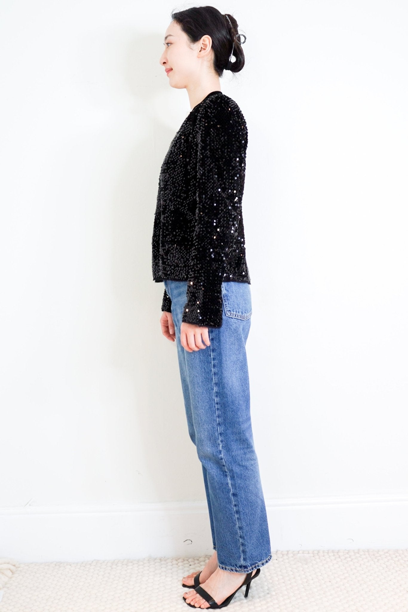 Zadig & Voltaire Black Vega Sequins Jacket RRP £735 | Authentic Preloved - Reloved Again