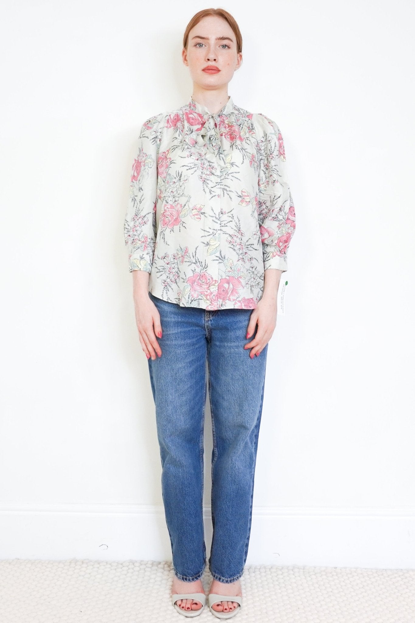 Zadig & Voltaire Cream Touch Twill Roses Blouse (RRP £220) | Authentic Preloved FINAL SALE - Reloved Again