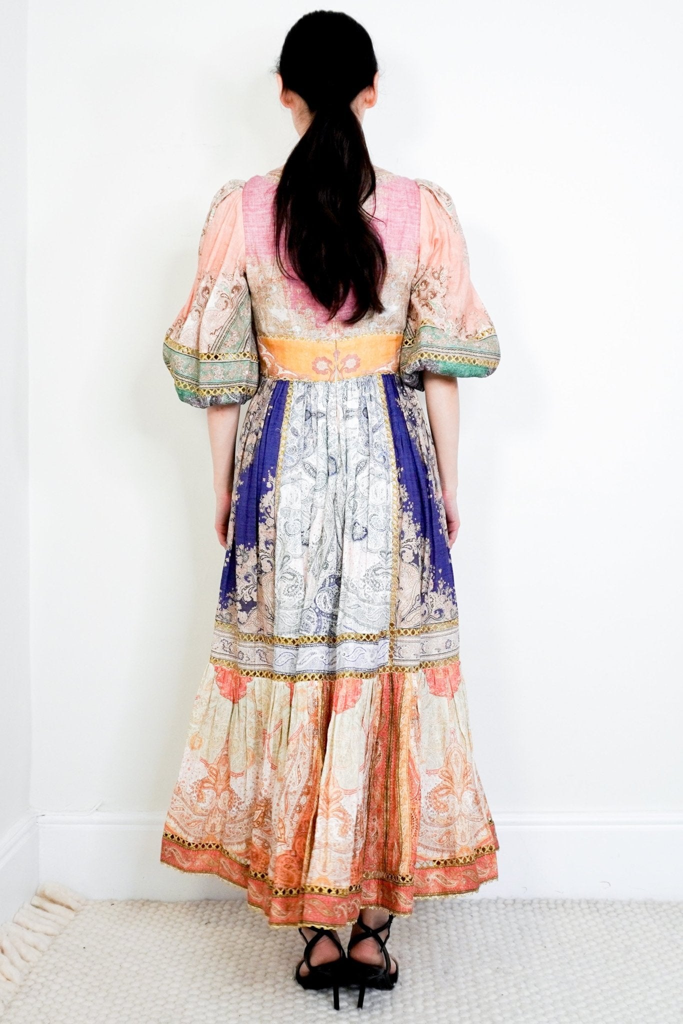 Zimmerman Multicolour Paisley Maxi Dress RRP £1575 | Authentic & Preloved - Reloved Again