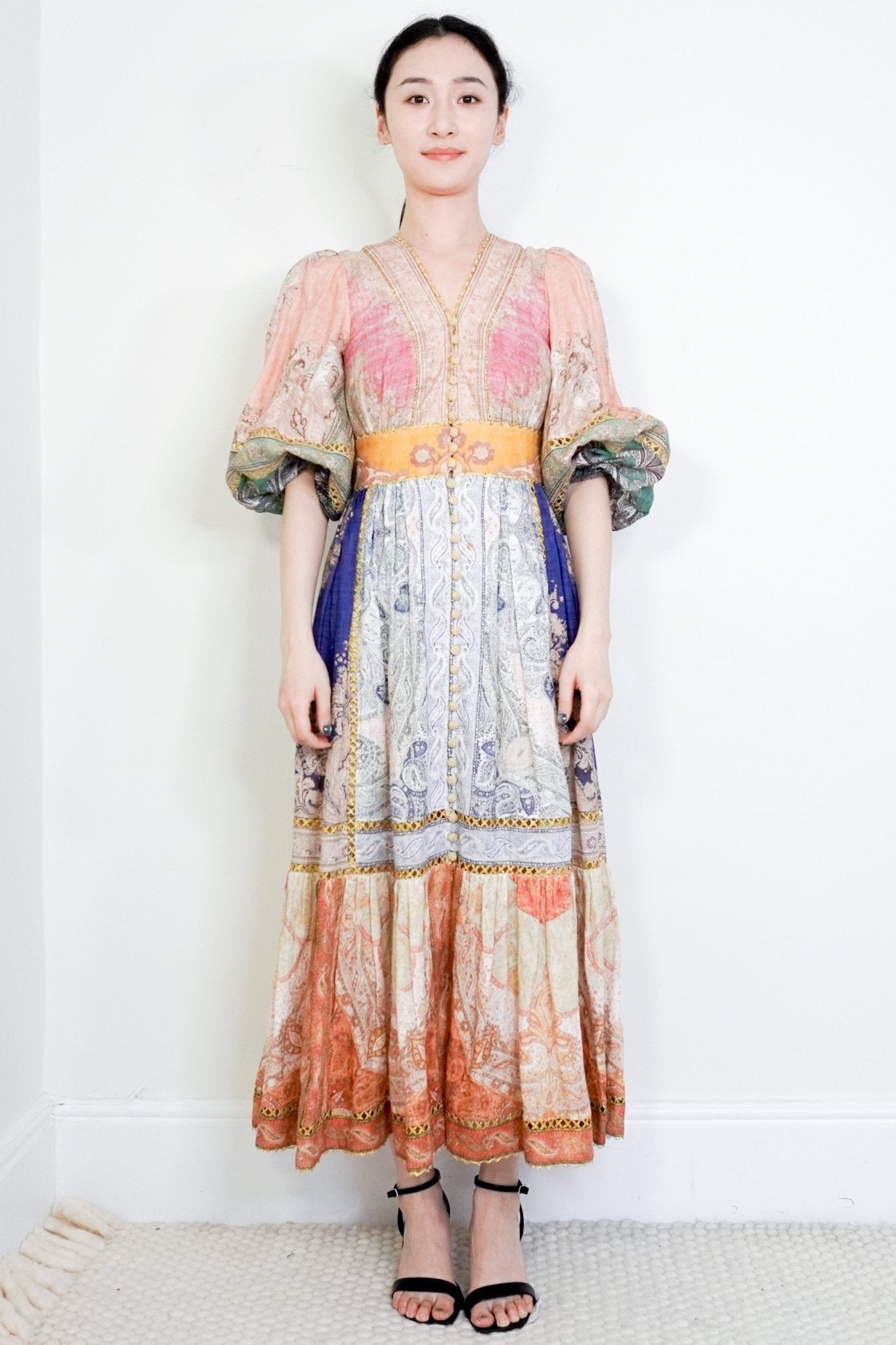 Zimmerman Multicolour Paisley Maxi Dress RRP £1575 | Authentic & Preloved - Reloved Again