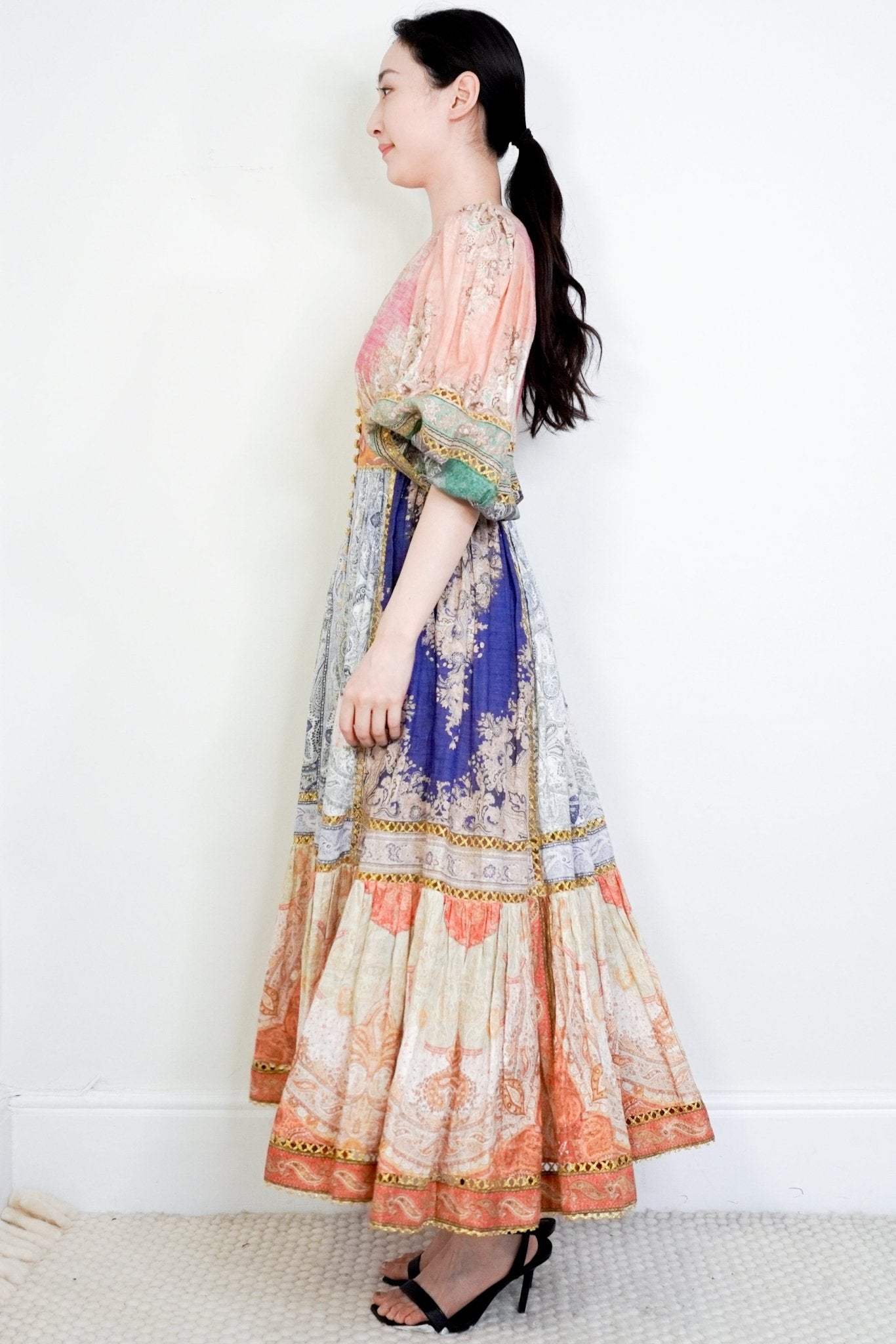 Zimmerman Multicolour Paisley Maxi Dress RRP £1575 | Authentic & Preloved - Reloved Again