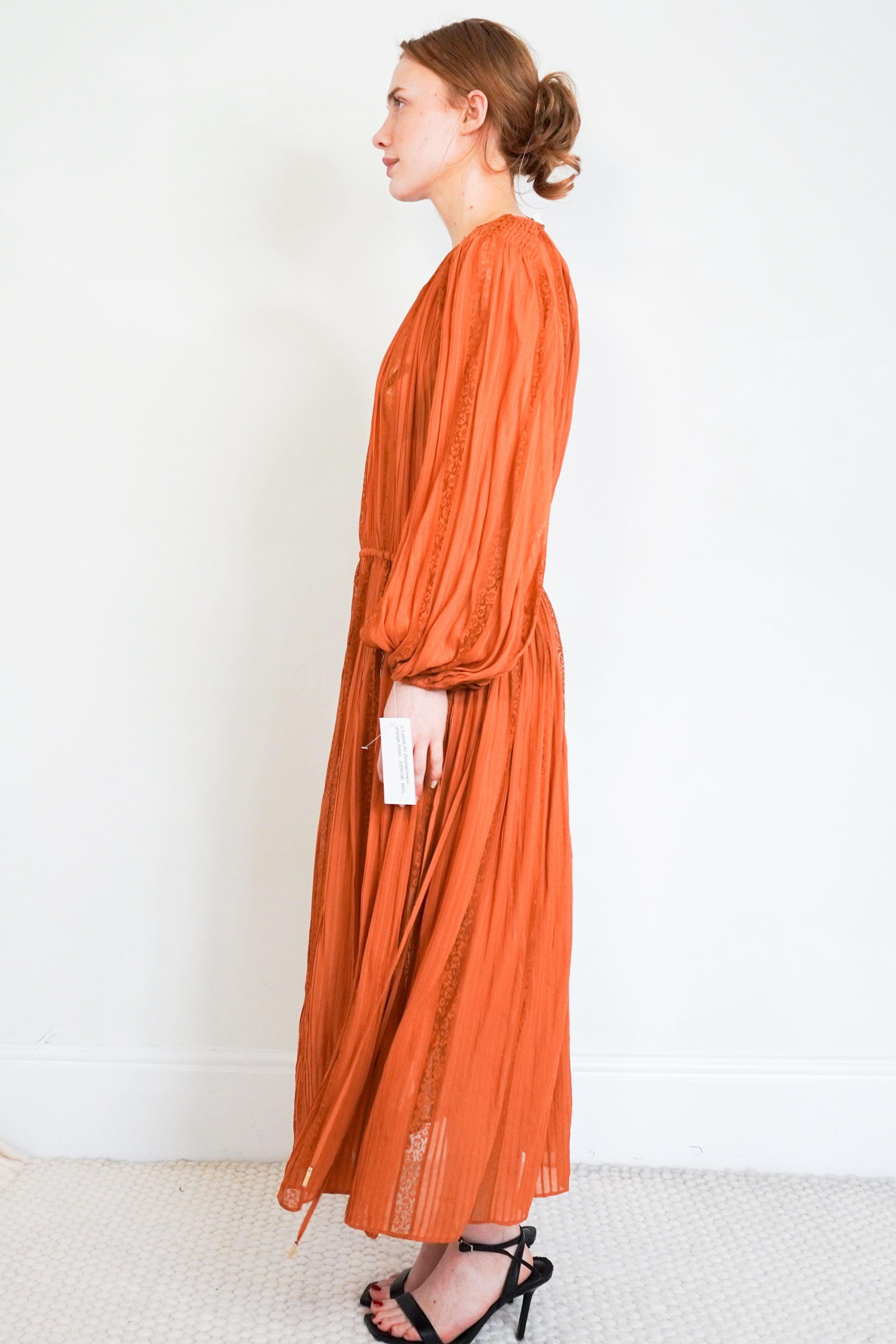 Zimmerman-Orange-Chiffon-Maxi-Dress-side-picture-Chelsea-London