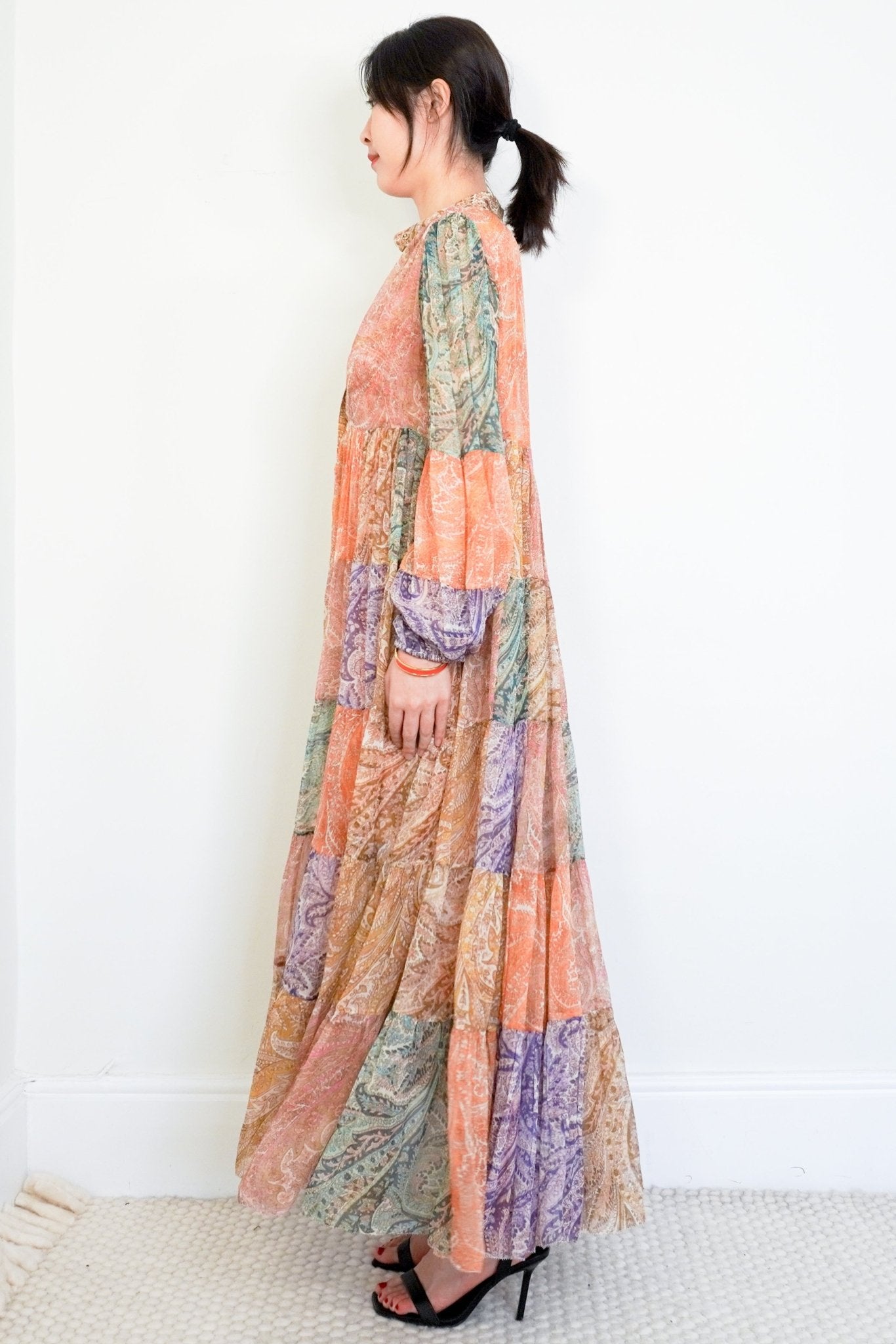 Zimmerman Orange Silk Maxi Dress with Slip RRP £1750 | Authentic & Preloved - Reloved Again
