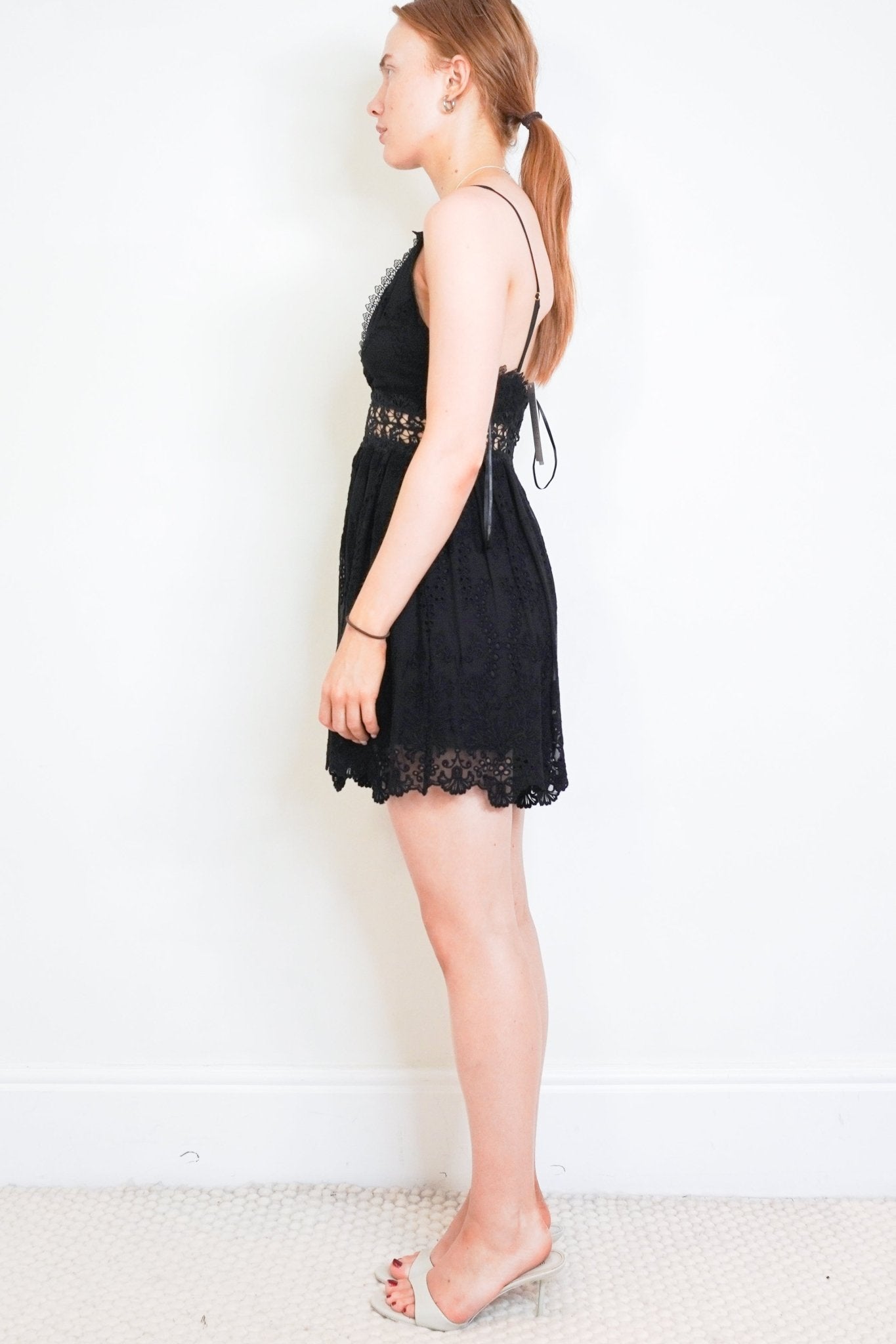 Zimmermann Black Broderie Anglaise Lace Playsuit (RRP £550) | Authentic Preloved - Reloved Again