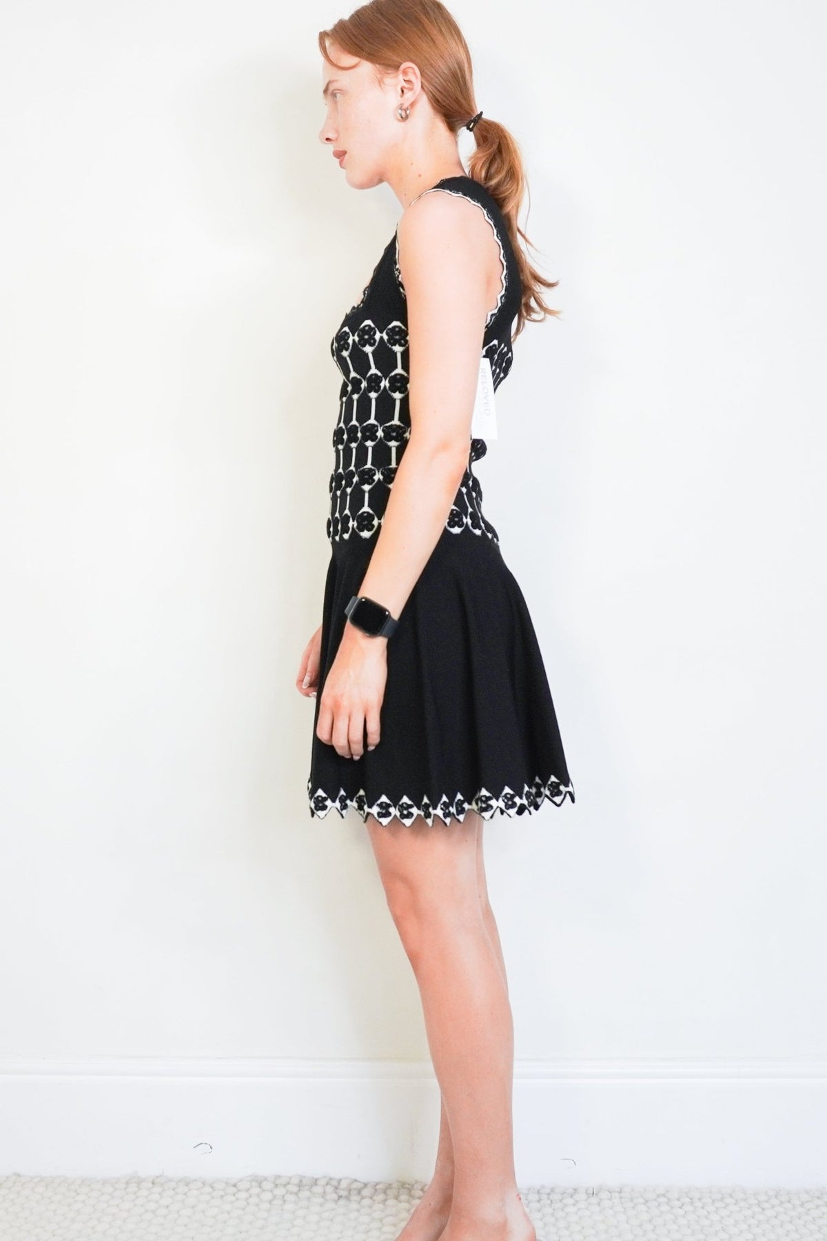 Alaïa Short Sleeve Black Dress Winter (RRP £2010) | Authentic Preloved - Reloved Again