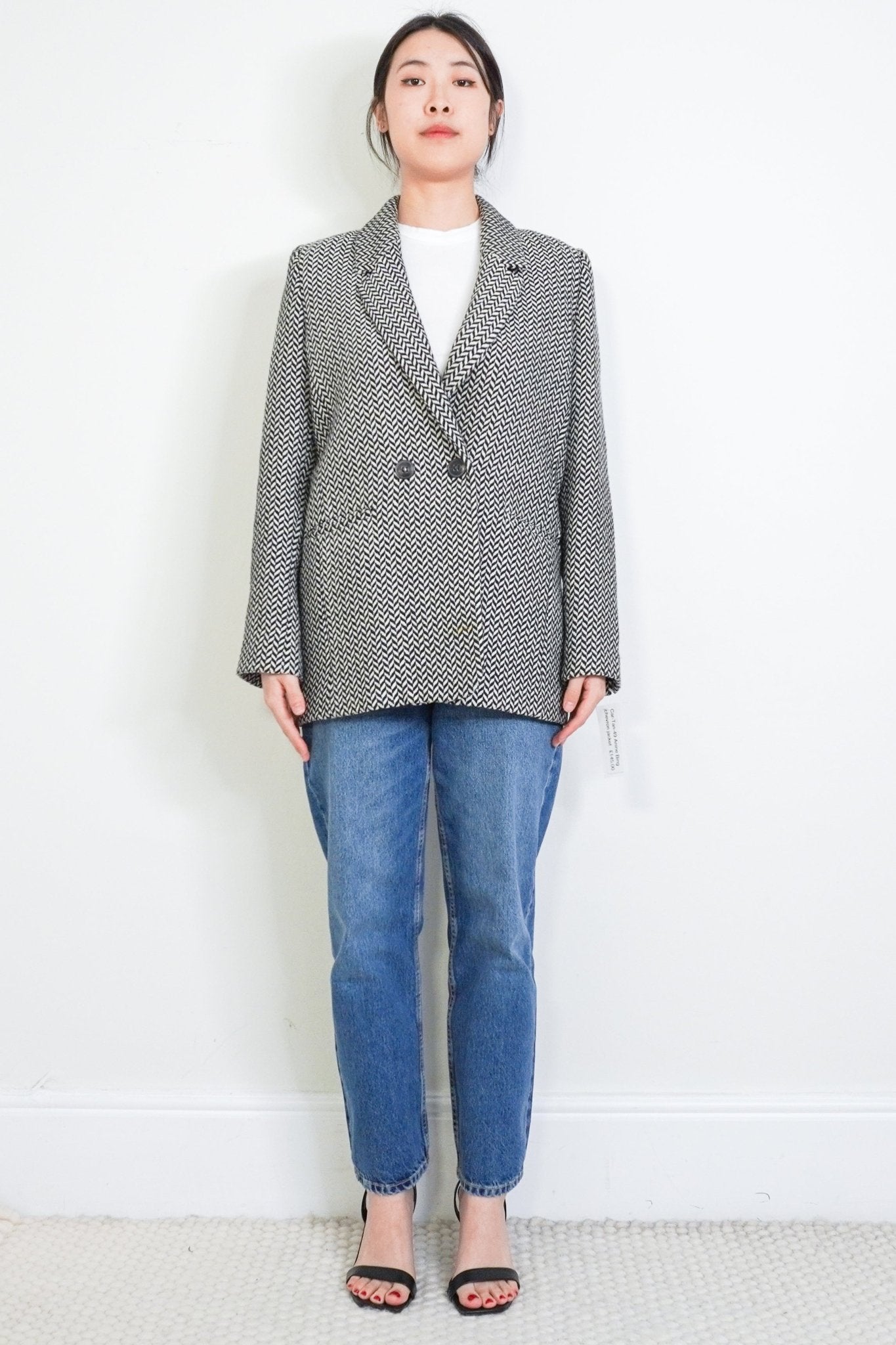 Anine Bing Chevron Blazer RRP £450 | Authentic Preloved FINAL SALE No Returns - Reloved Again