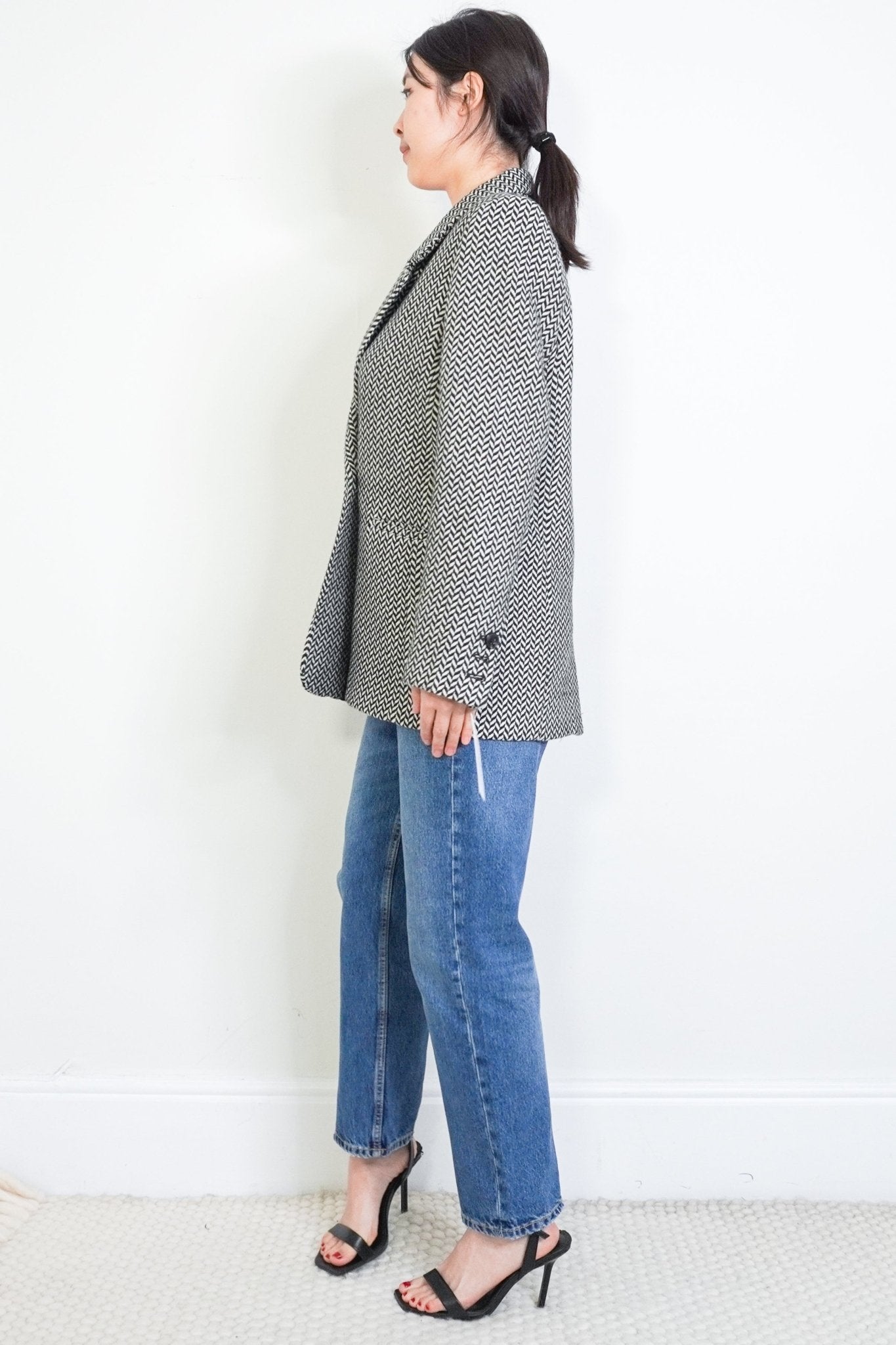 Anine Bing Chevron Blazer RRP £450 | Authentic Preloved FINAL SALE No Returns - Reloved Again