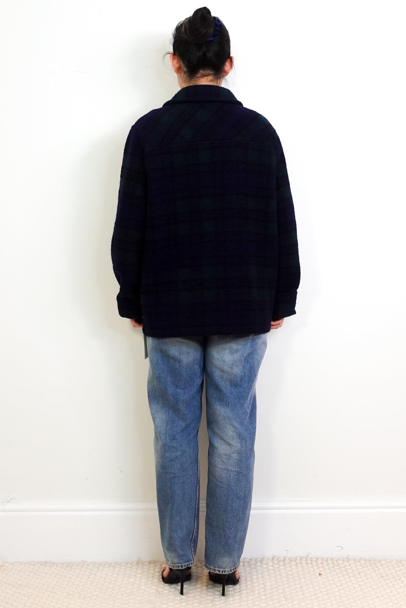 APC Navy Tweed Shacket RRP £250 | Authentic Preloved - Reloved Again