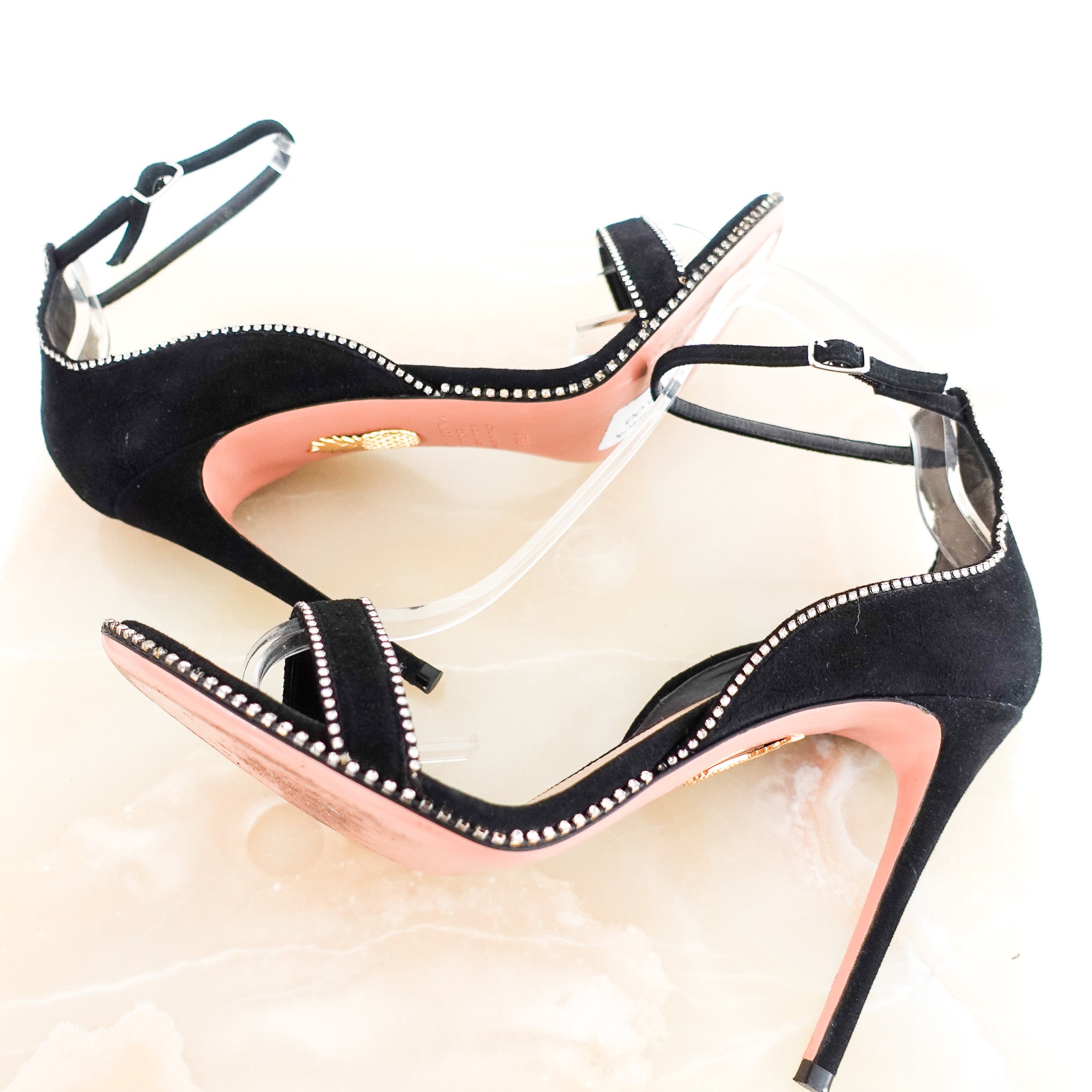 Aquazzura Strap Heeled Sandals RRP £900 | Authentic Preloved - Reloved Again
