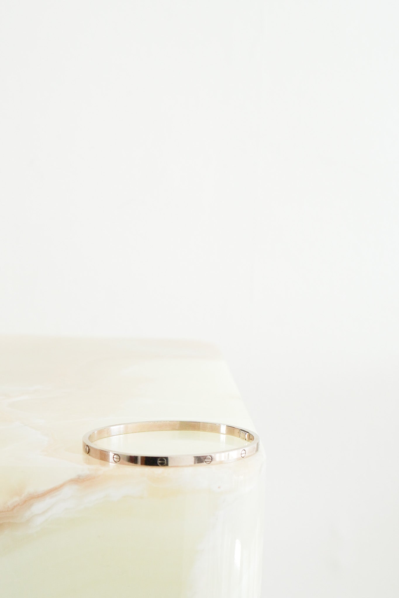 Cartier Small White Gold Love Bracelet (RRP £4900) | Authentic Preloved - Reloved Again