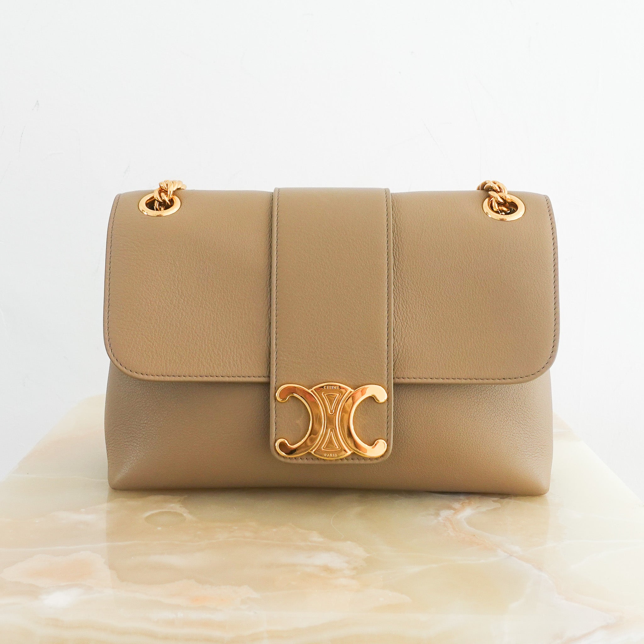 Celine Victoire Brown Sepia Medium Crossbody Bag £3500 | Authentic Preloved - Reloved Again