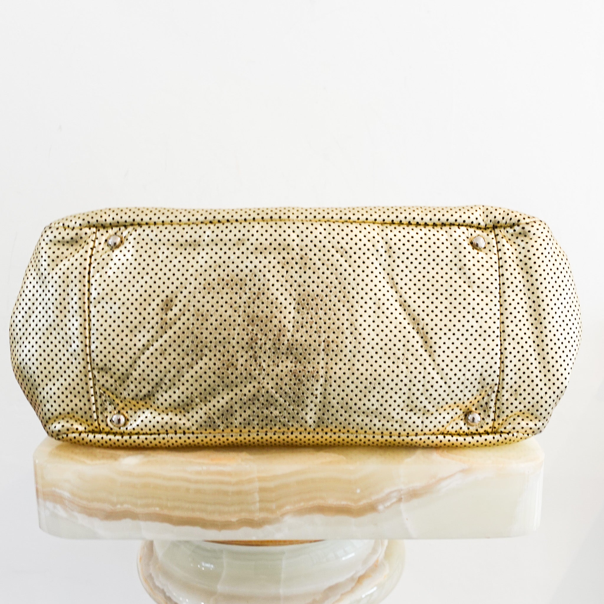 chanel-2-55-gold-accordian-bag-under-picture-chelsea-london