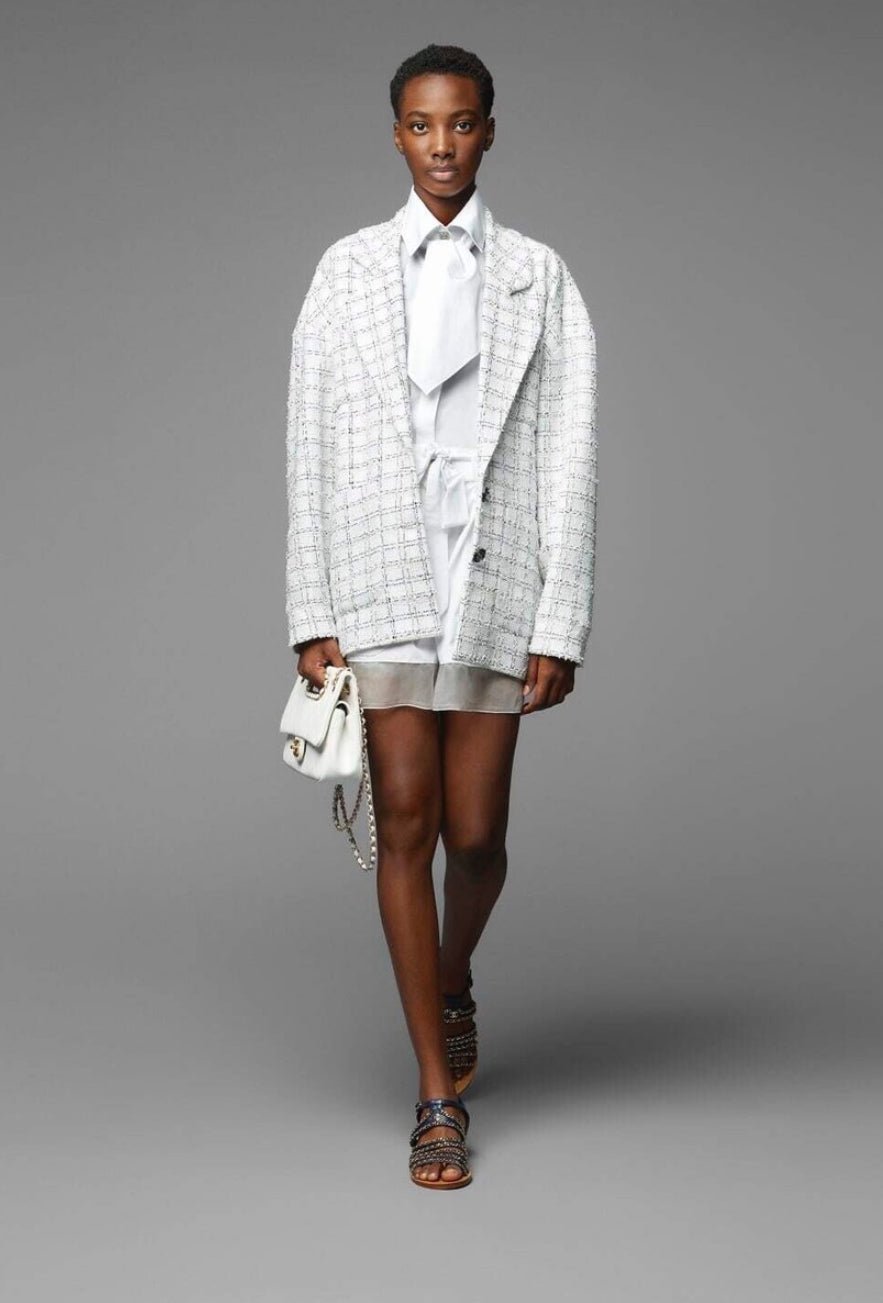 Chanel 20B OVERSIZED LUREX TWEED Jacket 2020 Pre - Collection | Authentic Preloved - Reloved Again