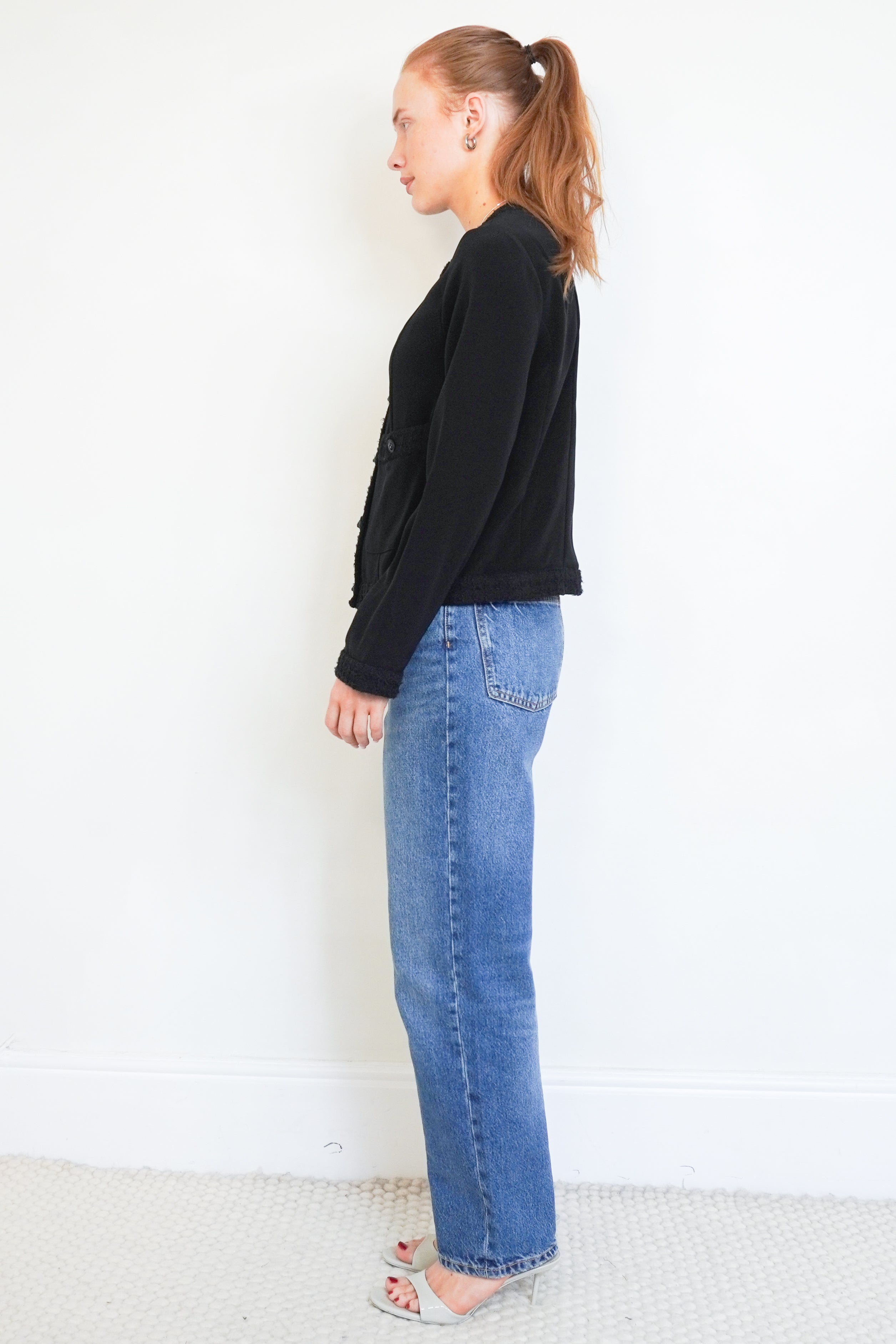 Chanel Black Button up Top | Authentic Preloved FINAL SALE