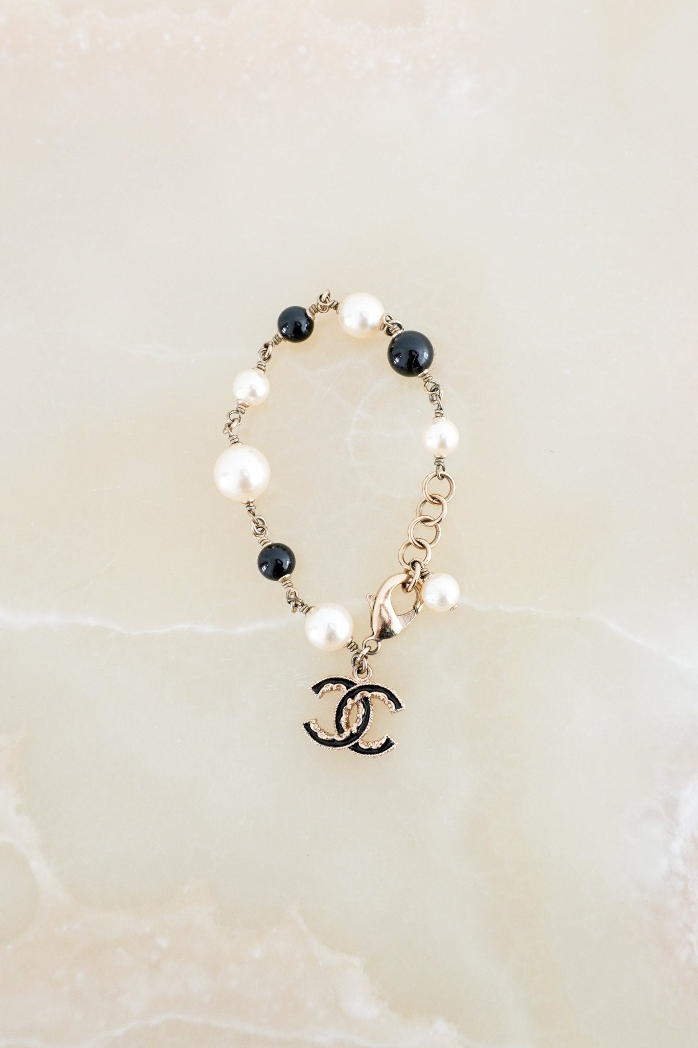 Chanel CC Black and White Bracelet (RRP £950) | Authentic Preloved - Reloved Again