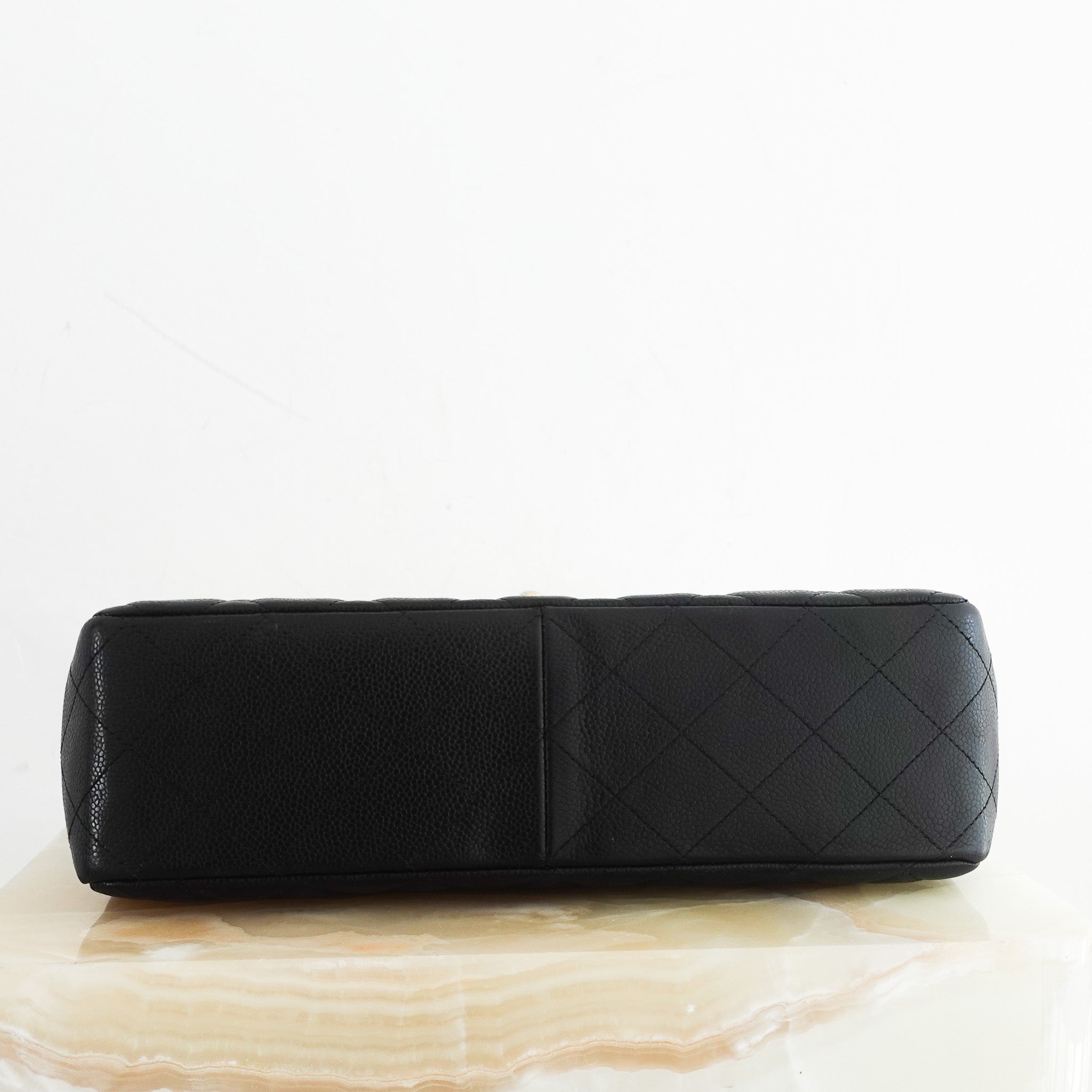 Chanel Jumbo Caviar Classic Single Flap Bag RRP £9500 | Authentic Preloved - Reloved Again