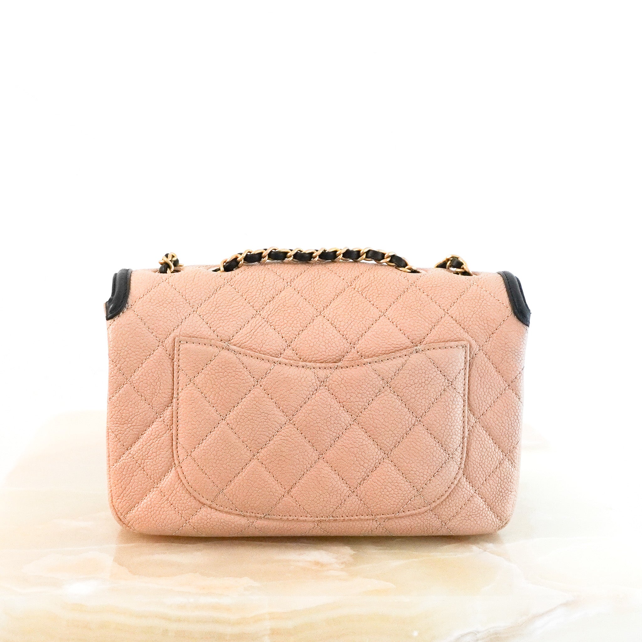 Chanel Small Bicolour Caviar CC Filigree Flap Shoulder Bag RRP £4870 | Authentic Preloved - Reloved Again