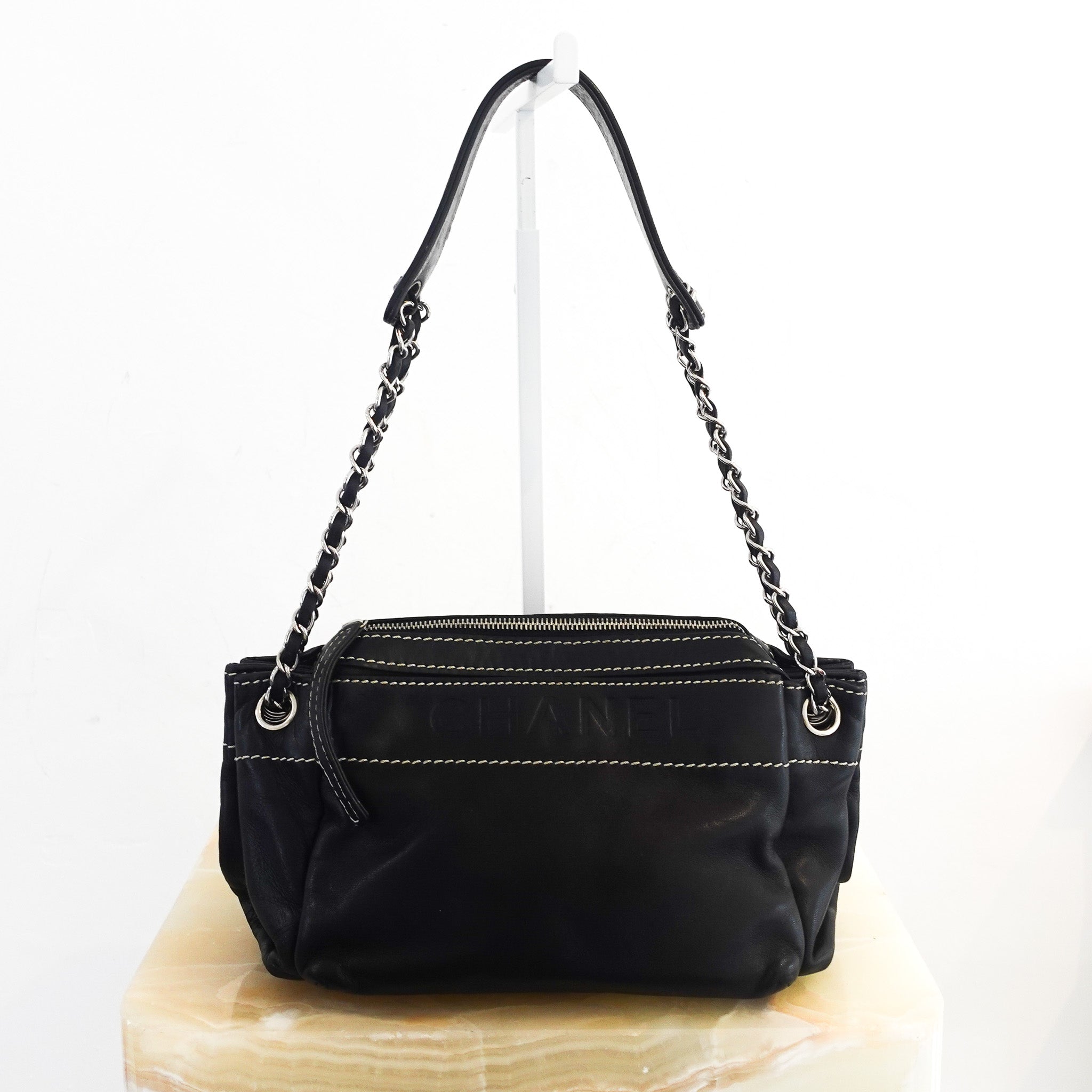 Chanel Wild Stitch Bag in Black RRP £1000 | Authentic Preloved - Reloved Again