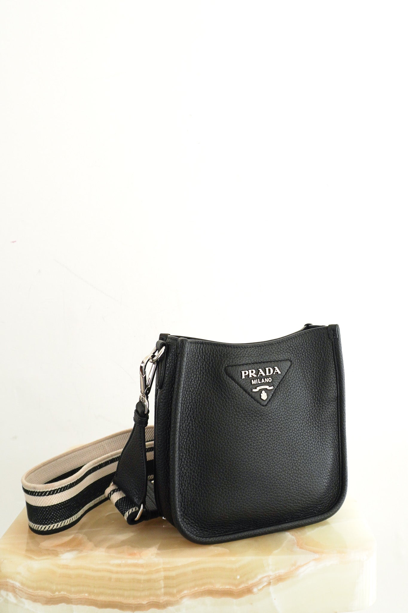 CURRENT SEASON Prada Mini Leather Bag RRP £1950 | Authentic Preloved - Reloved Again