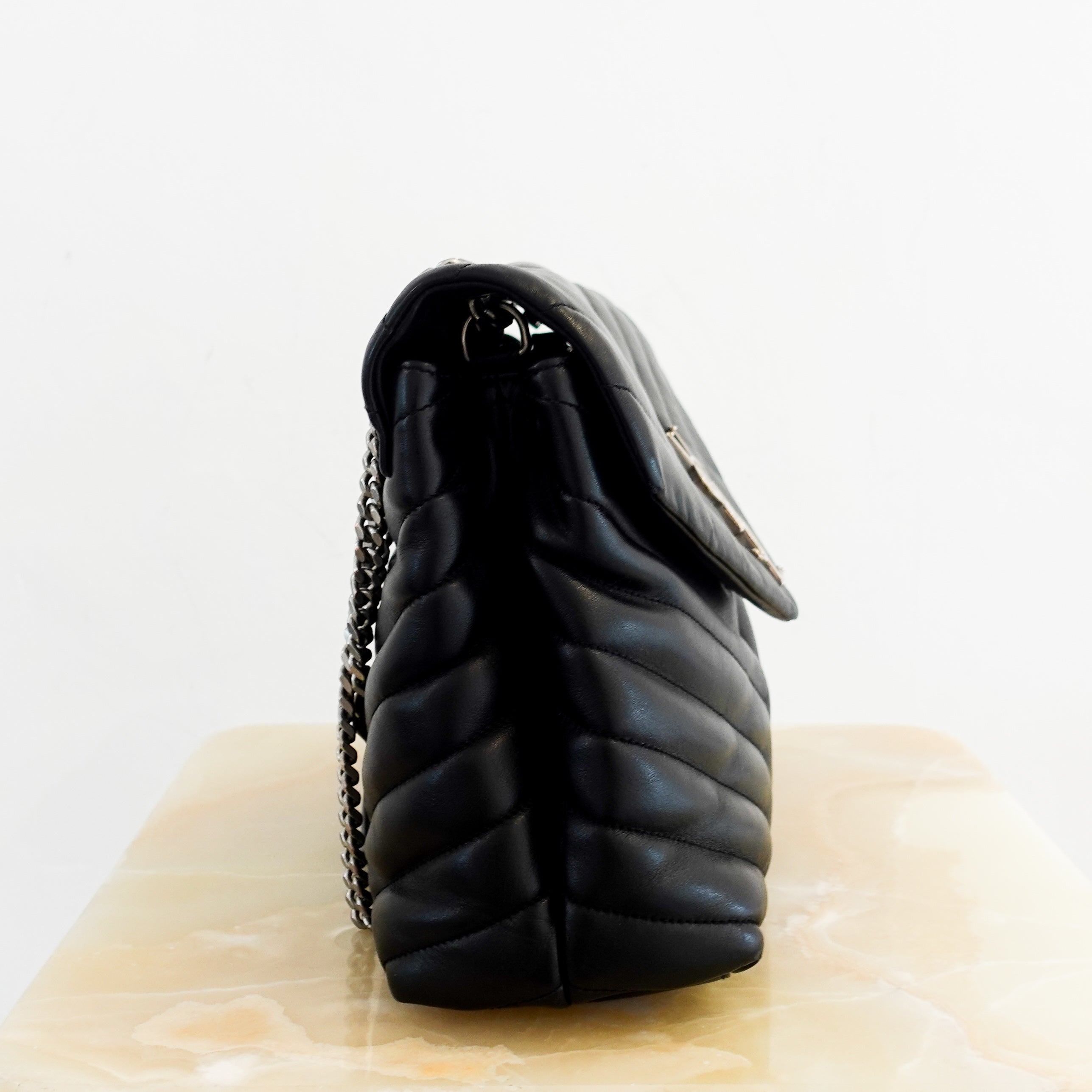 current-season-saint-laurent-loulou-large-bag-side-picture-Chelsea-london
