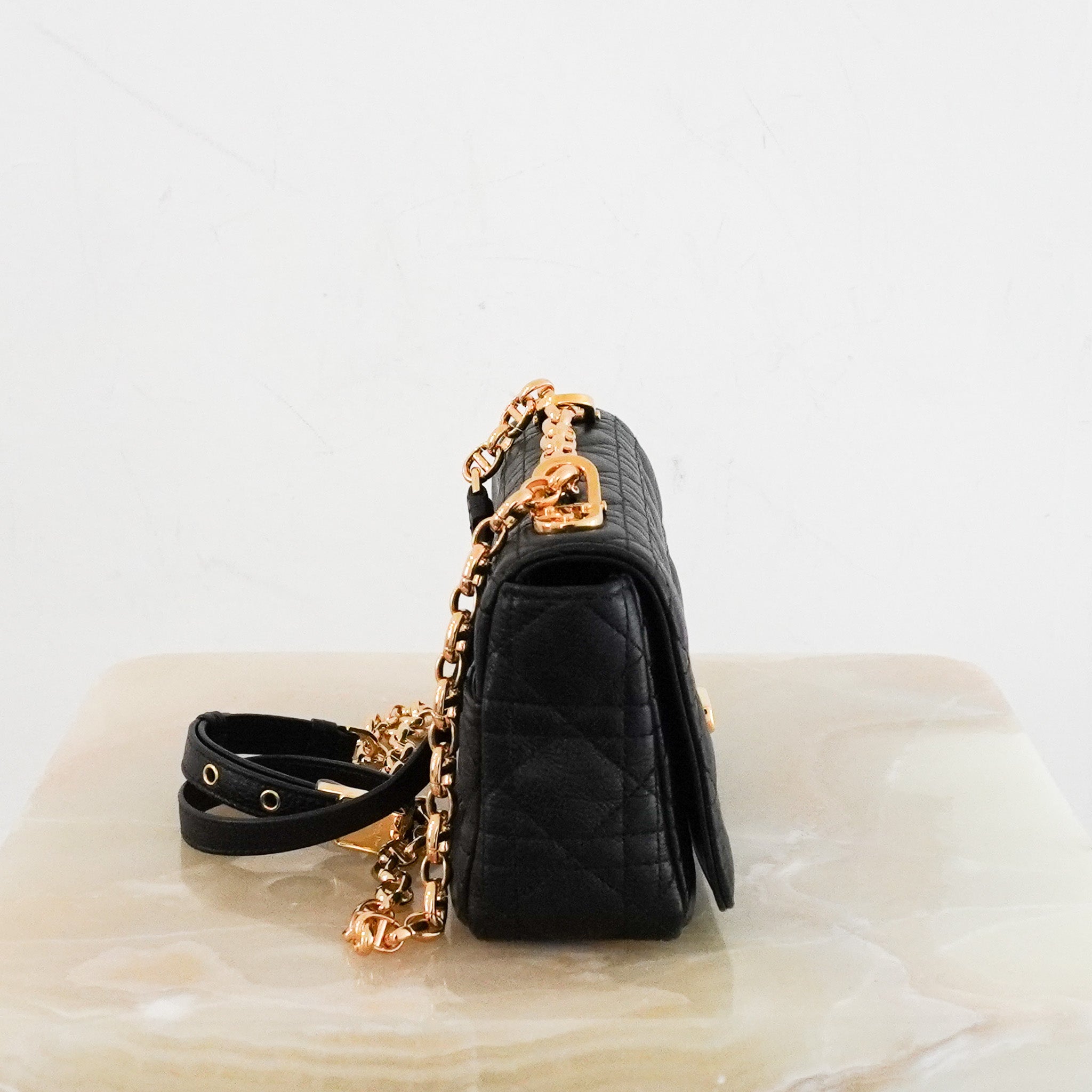 Dior Caro Small Bag in Black RRP £3150 | Authentic Preloved - Reloved Again