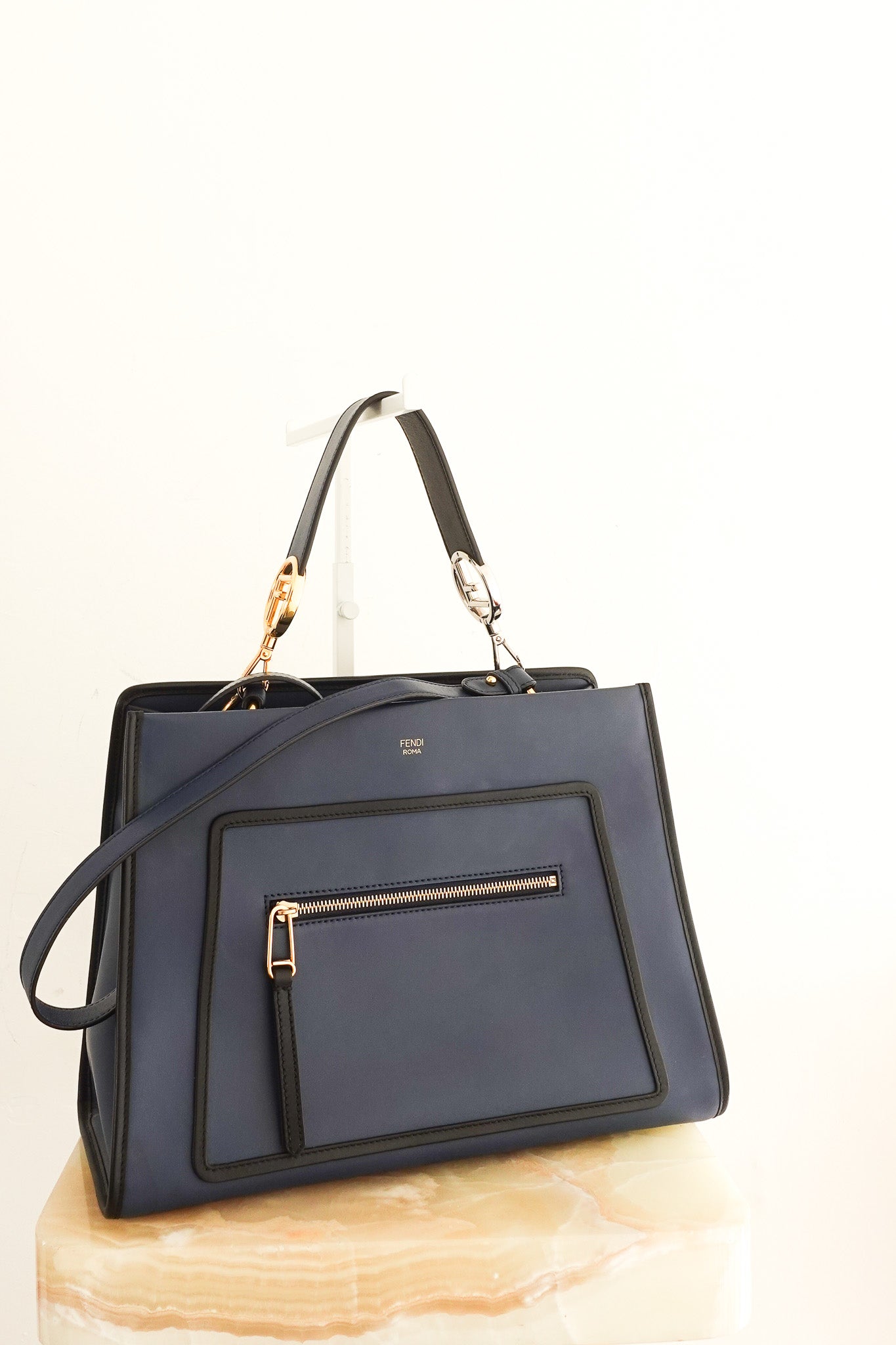 Fendi Runway Medium Bag in Blue | Authentic Preloved - Reloved Again
