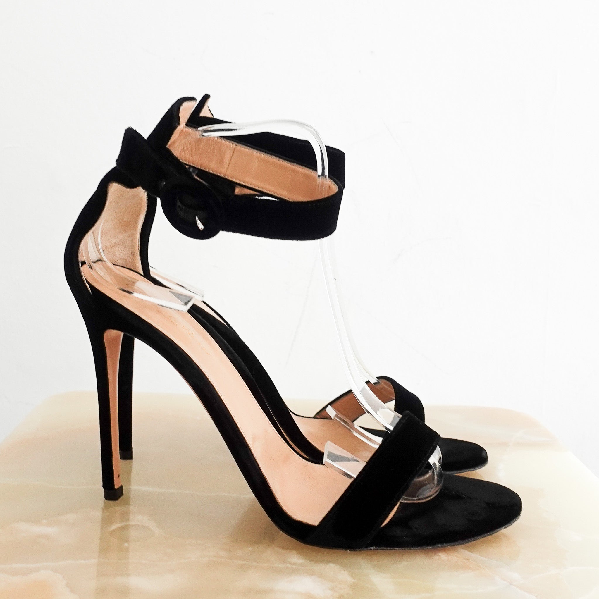 gianvito-rossi-portofino-85-suede-heels-side-picture-chelsea-london