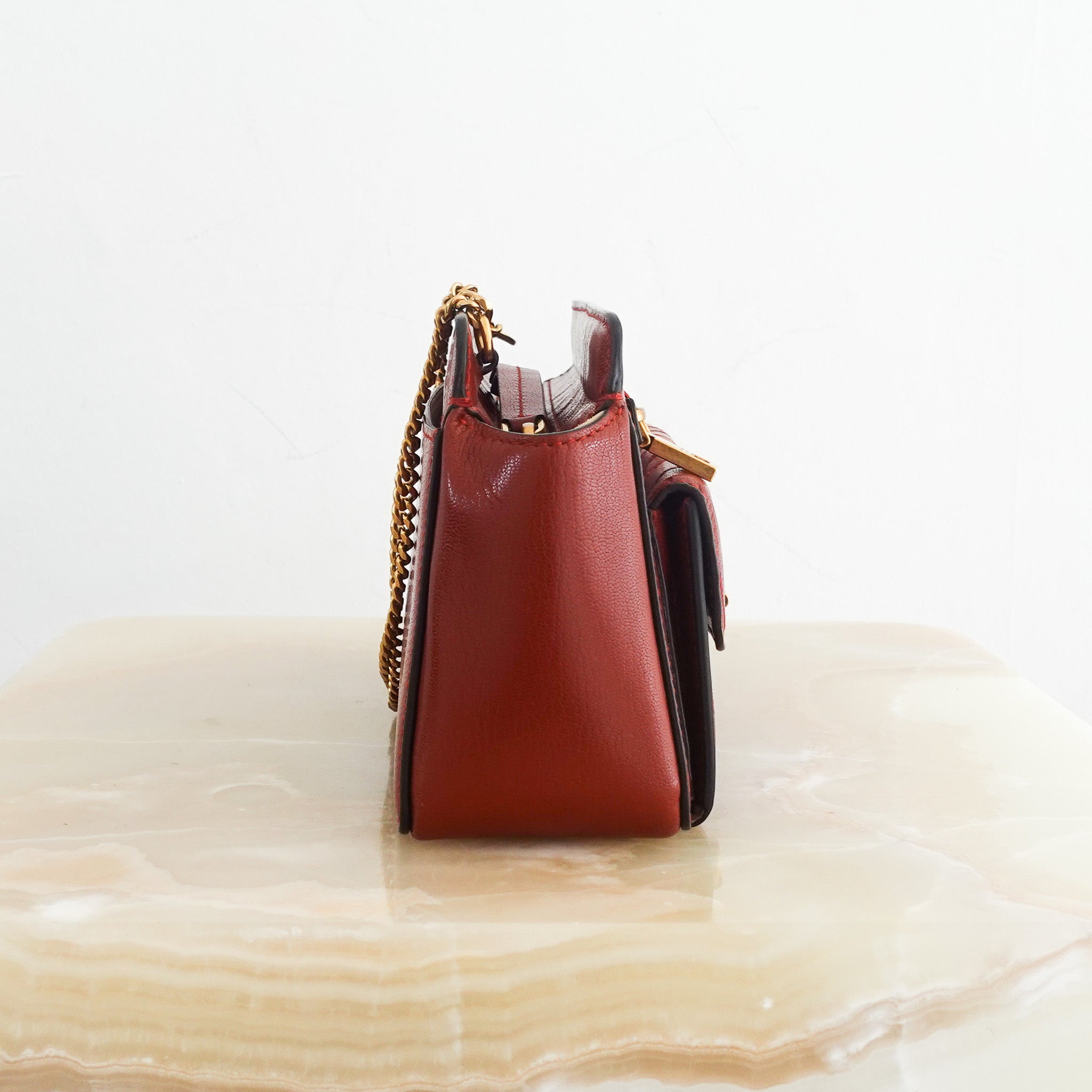 Givenchy Terracotta Diamond Quilted Pocket Bag | Authentic Preloved - Reloved Again