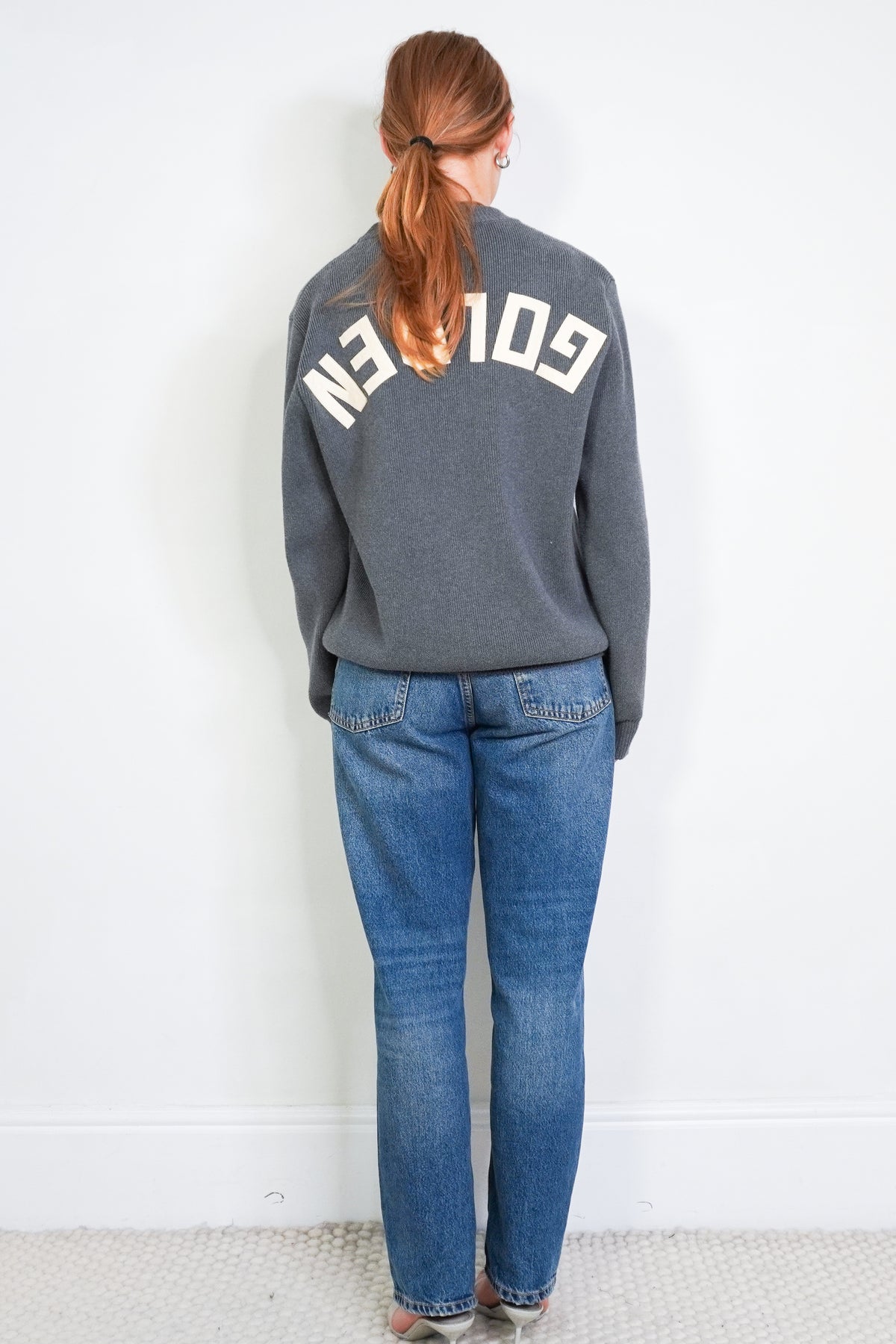 Golden Goose Round Neck Sweater Grey (RRP £495) | Authentic Preloved