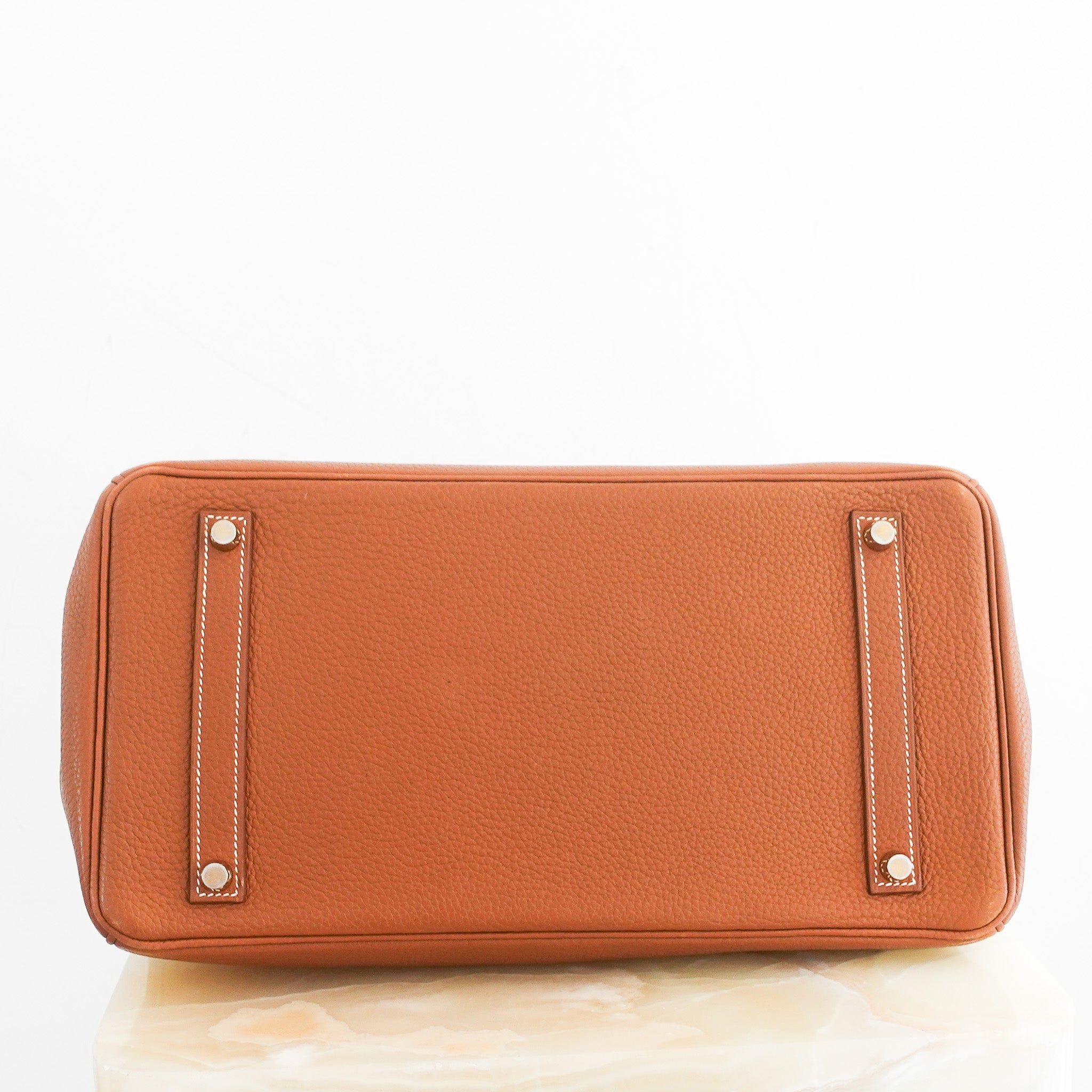 Hermès Birkin 35 Taurillon Clemence Gold | Authentic Preloved - Reloved Again