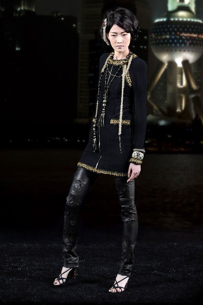 Chanel Black & Gold Appliqué Cambon Wool Dress RRP £5.5K | Authentic Preloved - Reloved Again