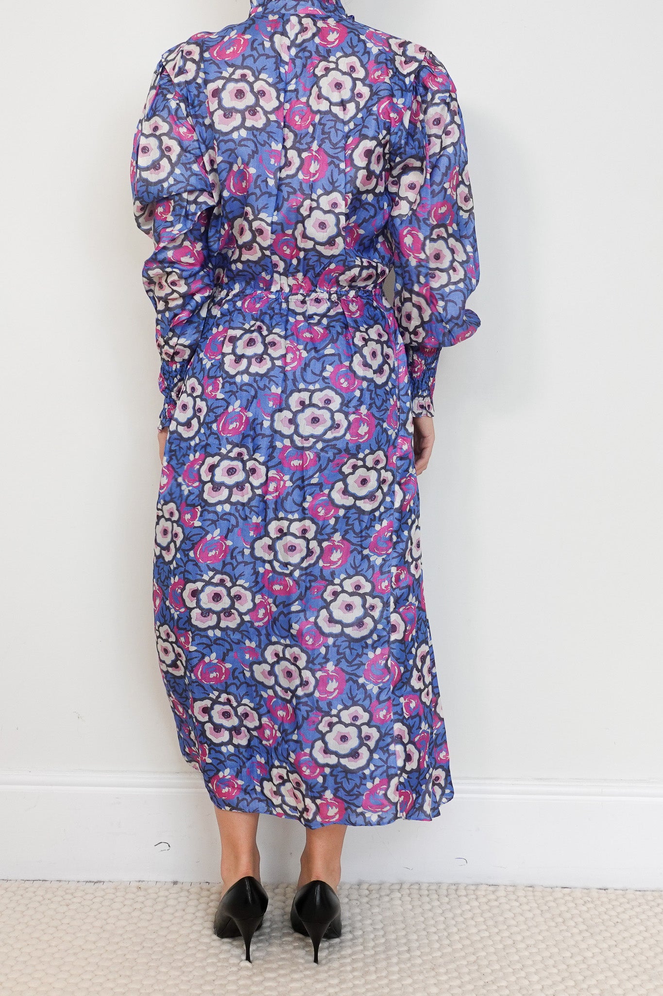 Isabel Marant Cilyescott blue Silk Dress RRP £400 | Authentic Preloved - Reloved Again