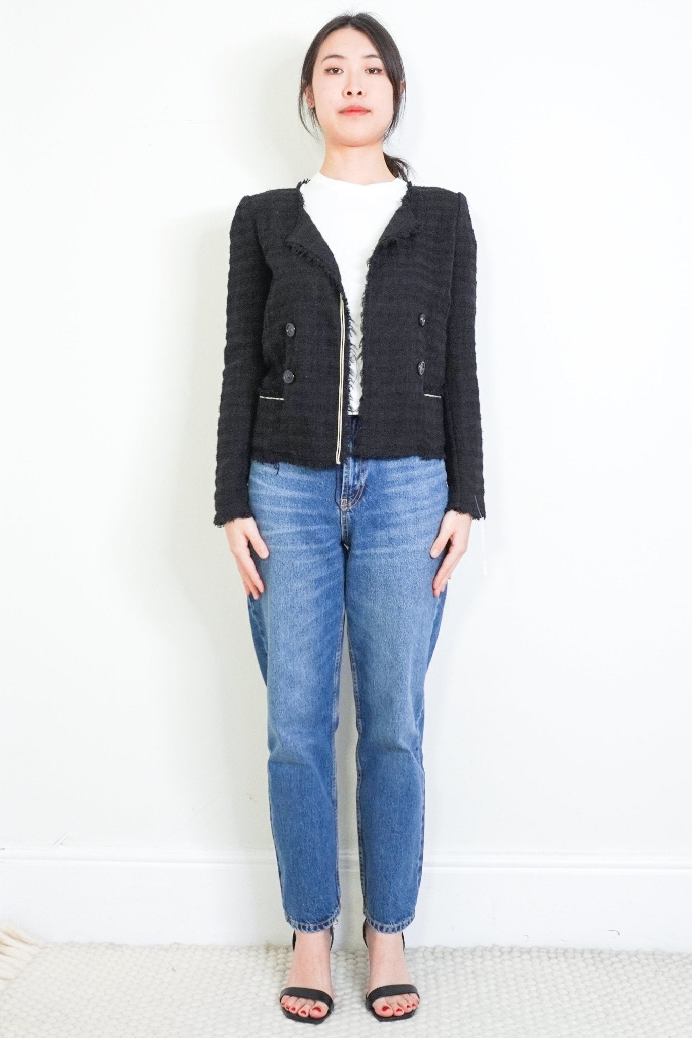 Isabel Marant Etoile black Boucle Blazer RRP £450 | Authentic Preloved - Reloved Again