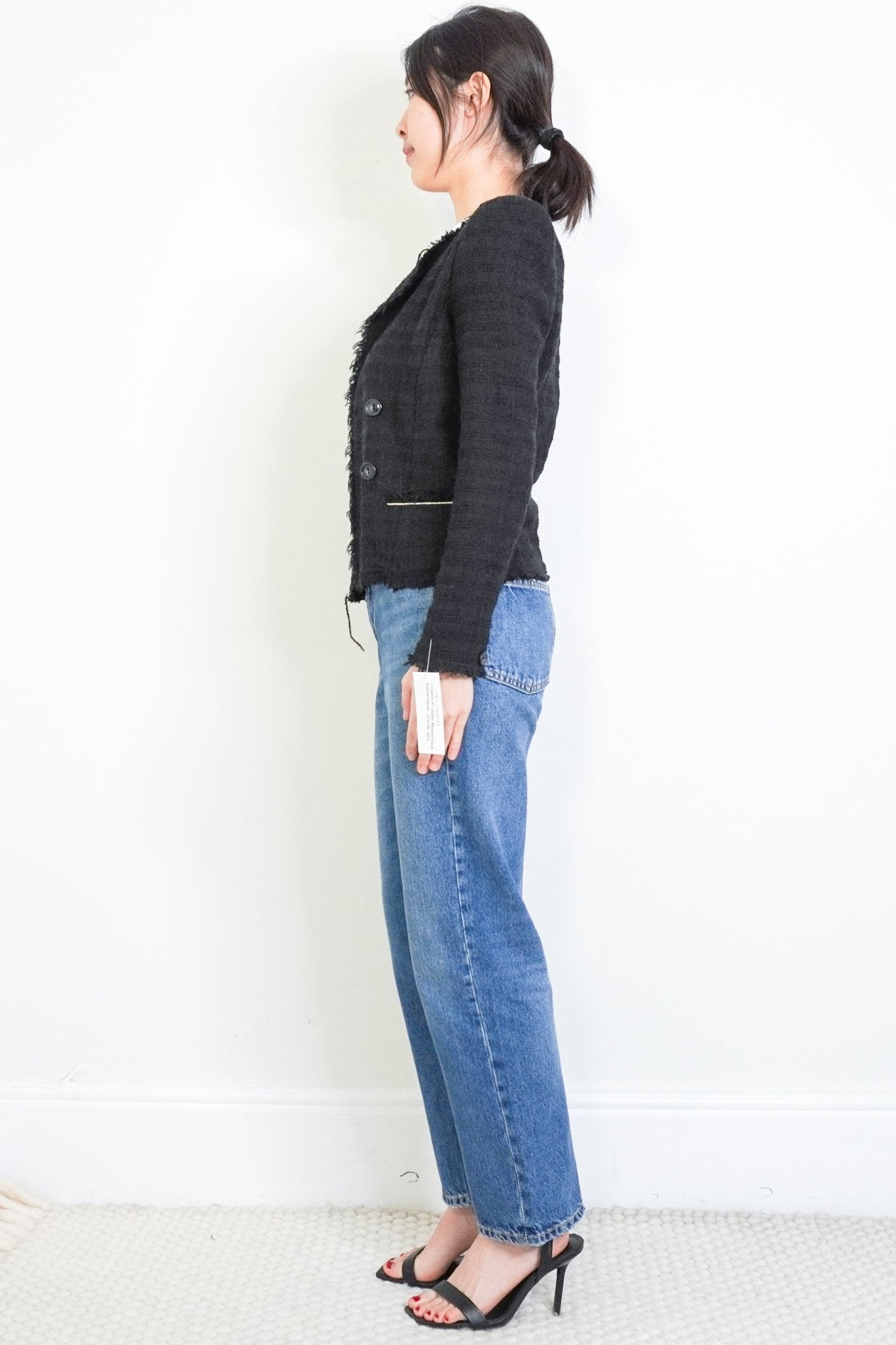 Isabel Marant Etoile black Boucle Blazer RRP £450 | Authentic Preloved - Reloved Again