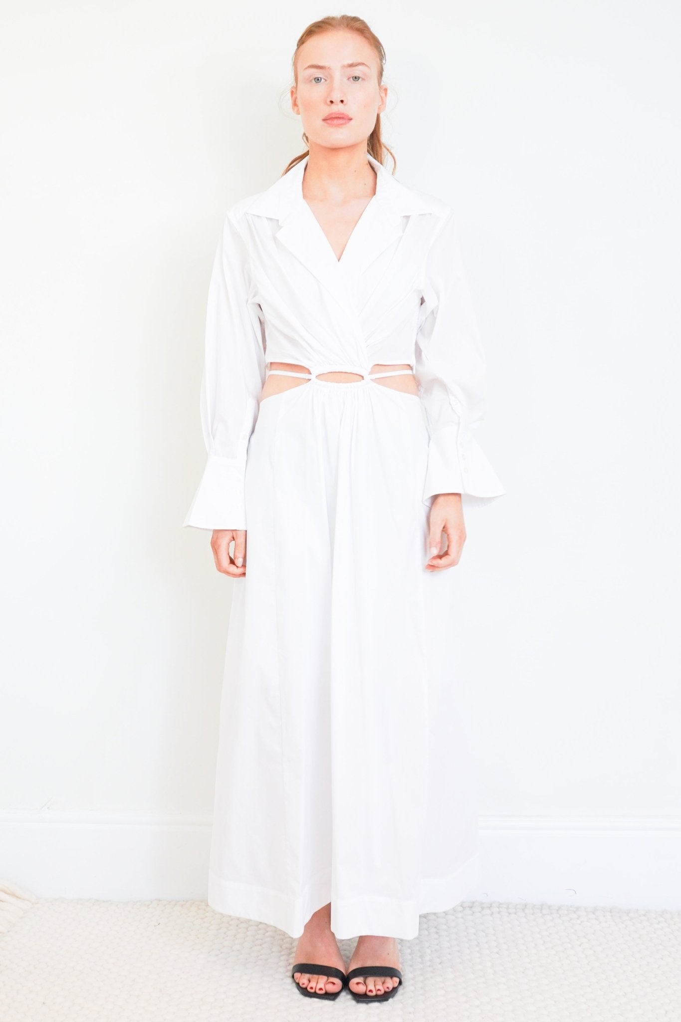 jonathan simkhai dress white Jonathan Simkhai White Shirt Dress RRP £375